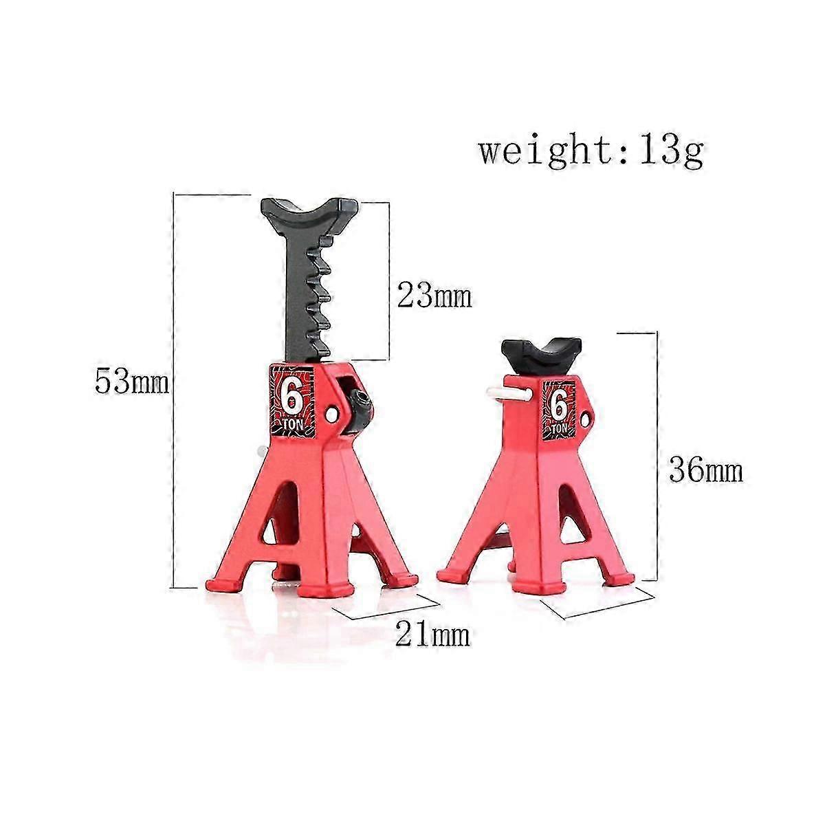 For 1/24 SCX24 FCX24 RC Car Jack Stand Pair Rack Repairing Protective Stand Adapter Tire Change Toy
