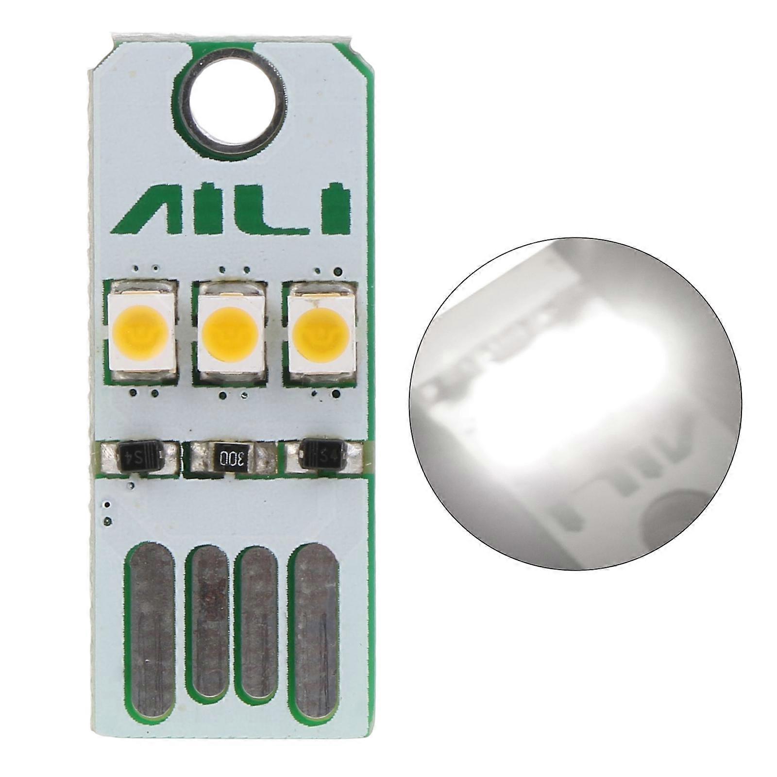 Taşınabilir Mini Süper Parlak LED Lambalar USB Klavyeler Işık Dizüstü Bilgisayar Mobil Güç Kaynağı Çip LED Gece Lambası Soğuk ışık