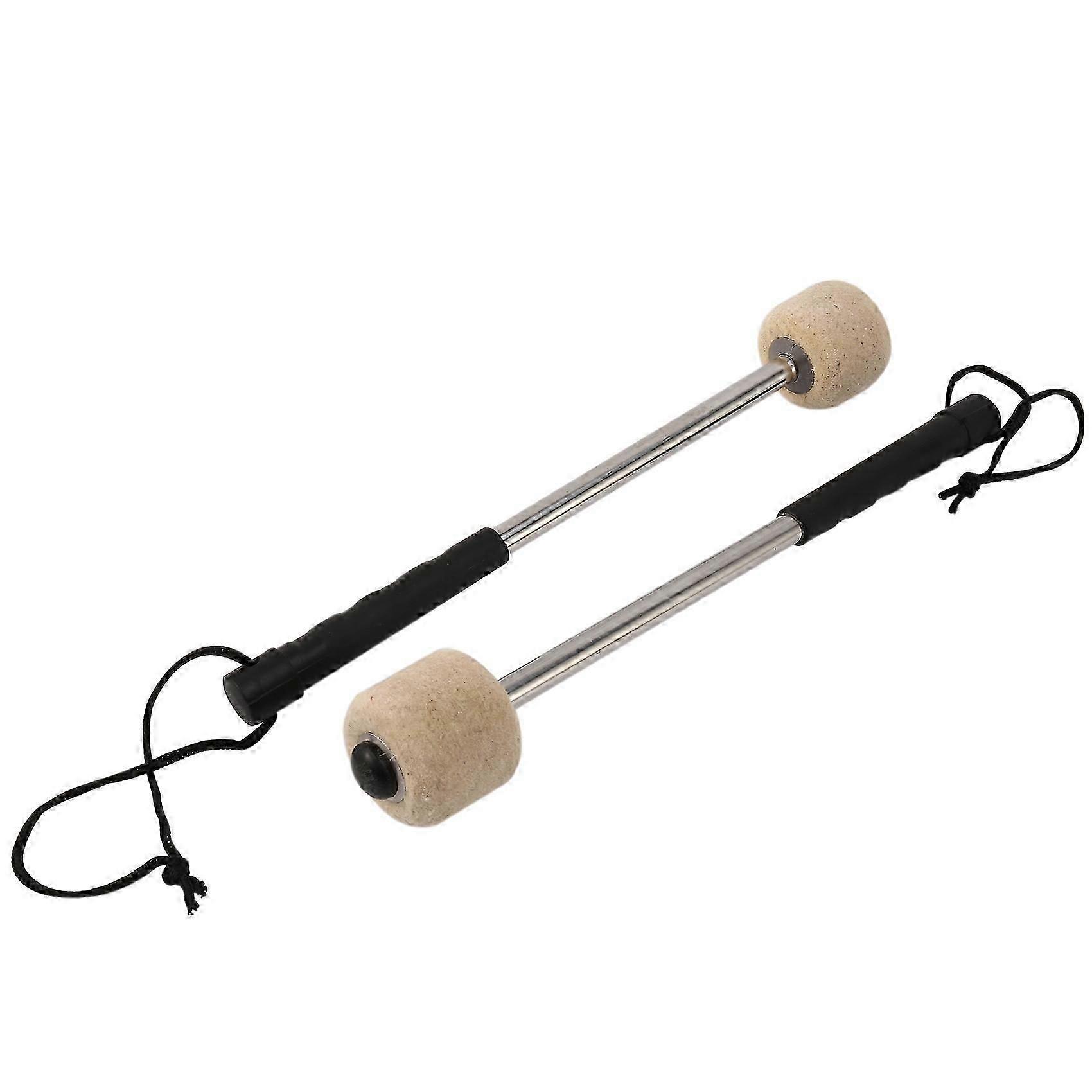 suitable for 2Pcs Bass Drum Mallet Felt Percussion Mallets Timpani Sticks--FO  SHAN  RAN  WANG