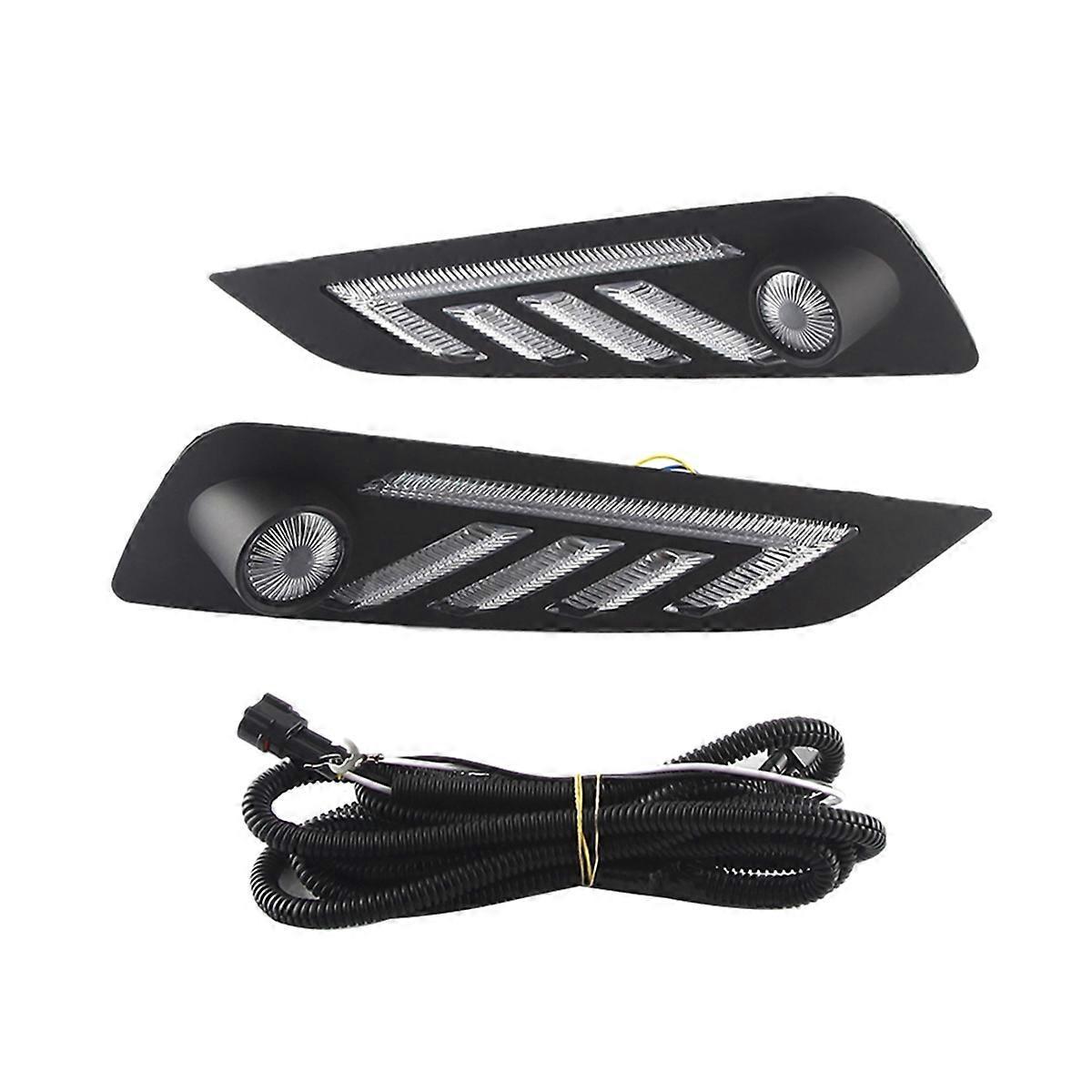 LED DRL Foglight for MG 6 17-19 White Yellow Blue Running Turn Signal