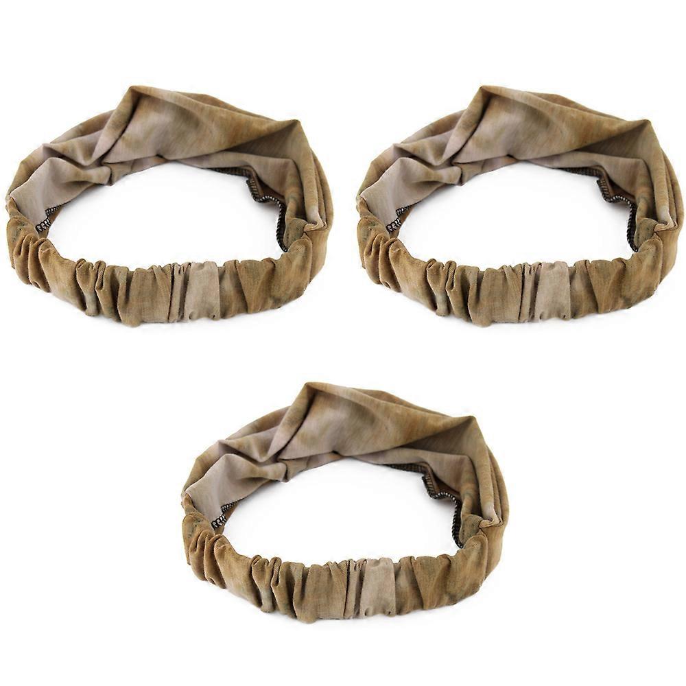 Exotic Boho Style Headbands, Comfortable Fabric Women's Stretchable Size Multi-Color Knot Design Headbands for Yoga Running (9.45" Length x 3.94"