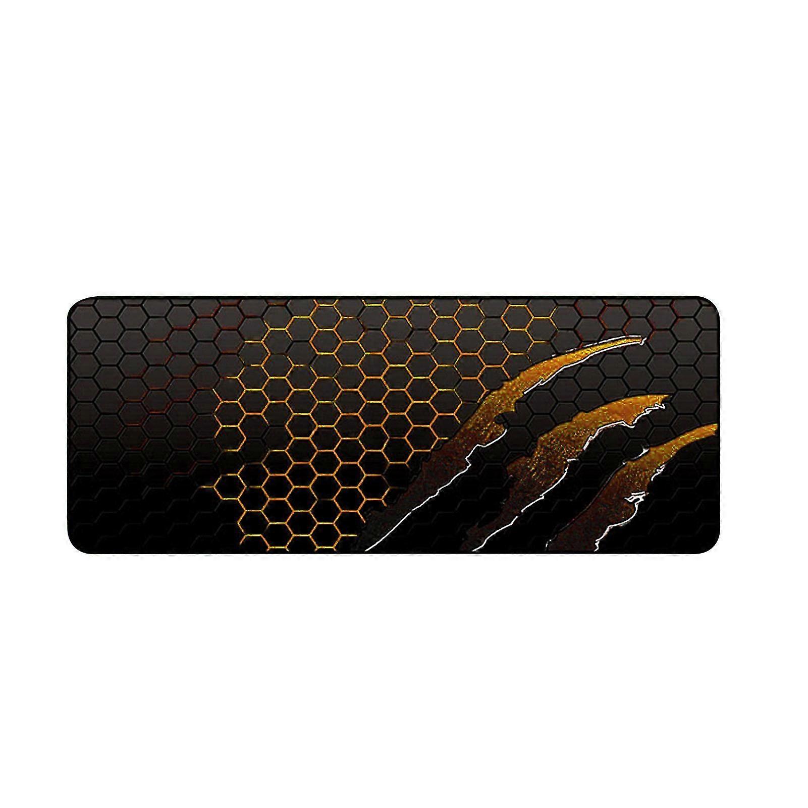Mouse Pad Thicken Honeycomb Design Waterproof Sweatproof Non-slip Carpet Large Game Keyboard Mouse Mat Computer Accessories