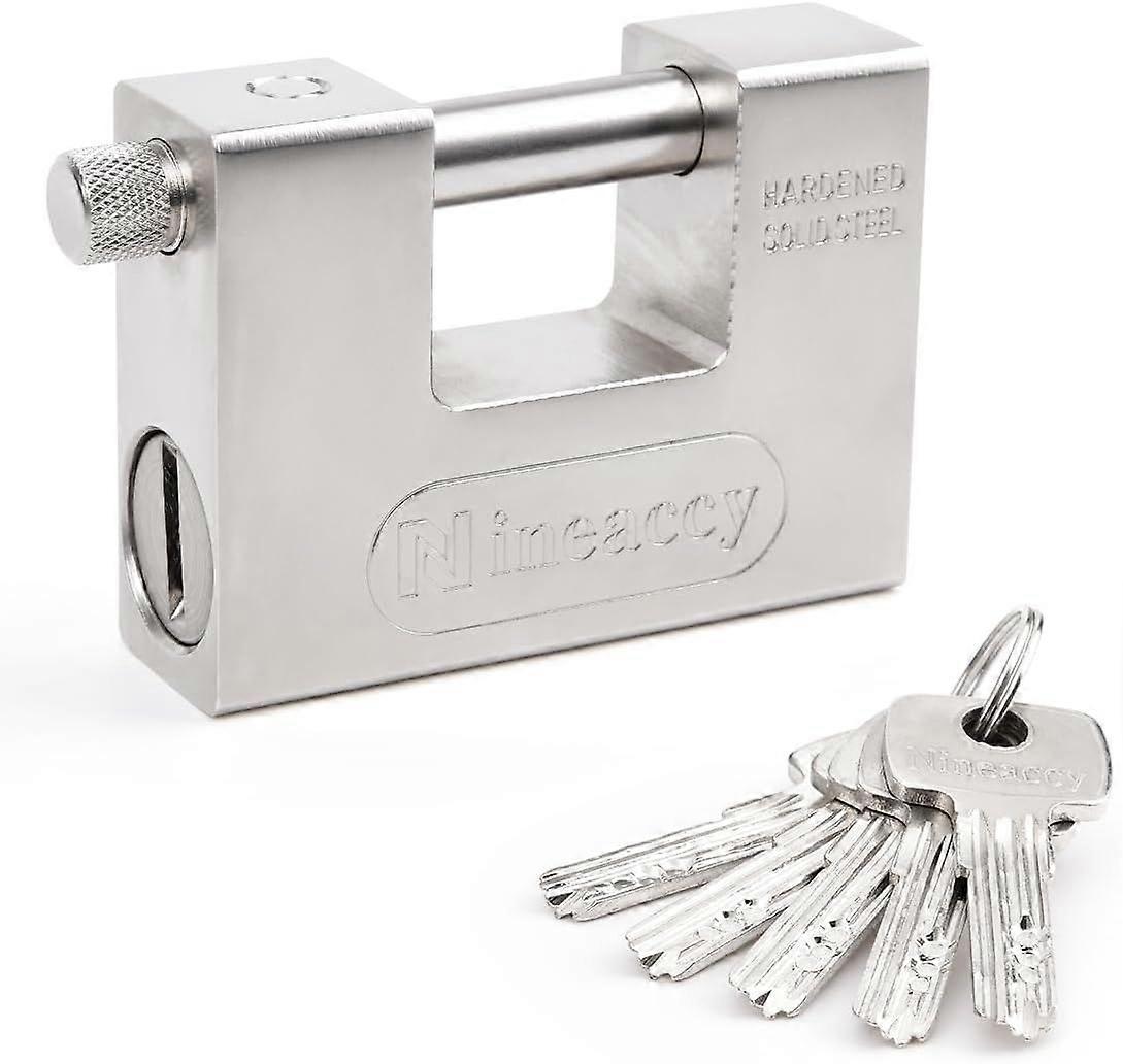 5 Keys Extra Heavy Duty Padlock for Garage Warehouse Container