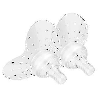 Emzirme için 2 adet meme ucu Emzirme için yenidoğan meme kapağı 25mm çap son derece yumuşak