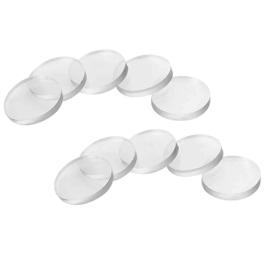 ガラステーブルトップバンパー20mmラウンドクリア非粘着ゴムバンパー滑り止めパッドガラストップ用クリア(50pcs)