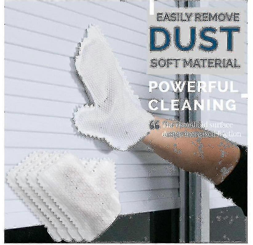 20pcs Electrostatic Dust Removal Disposable Non-woven Cleaning Gloves