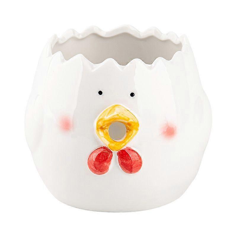 Cute chick ceramic egg white protein separation filter baking isolation egg separation artifact