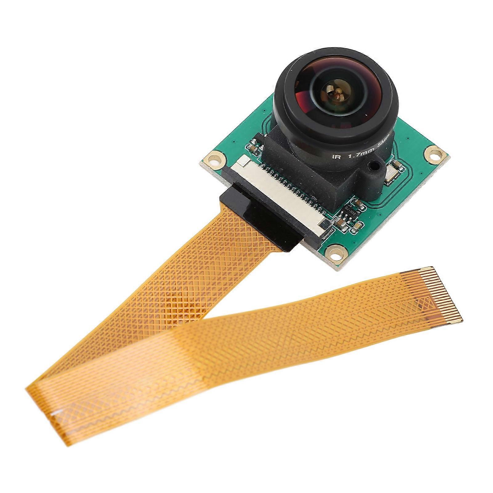 Module 1080P 5MP 175° Wide Angle 2592x1944 CSI Interface Camera Board with OV5647 Sensor 3.6mm Lens for RasPi 5 Zero