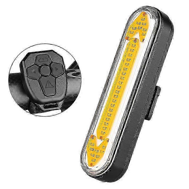 Rechargeable Cycling Taillight with Remote Control and Turn Signal Function