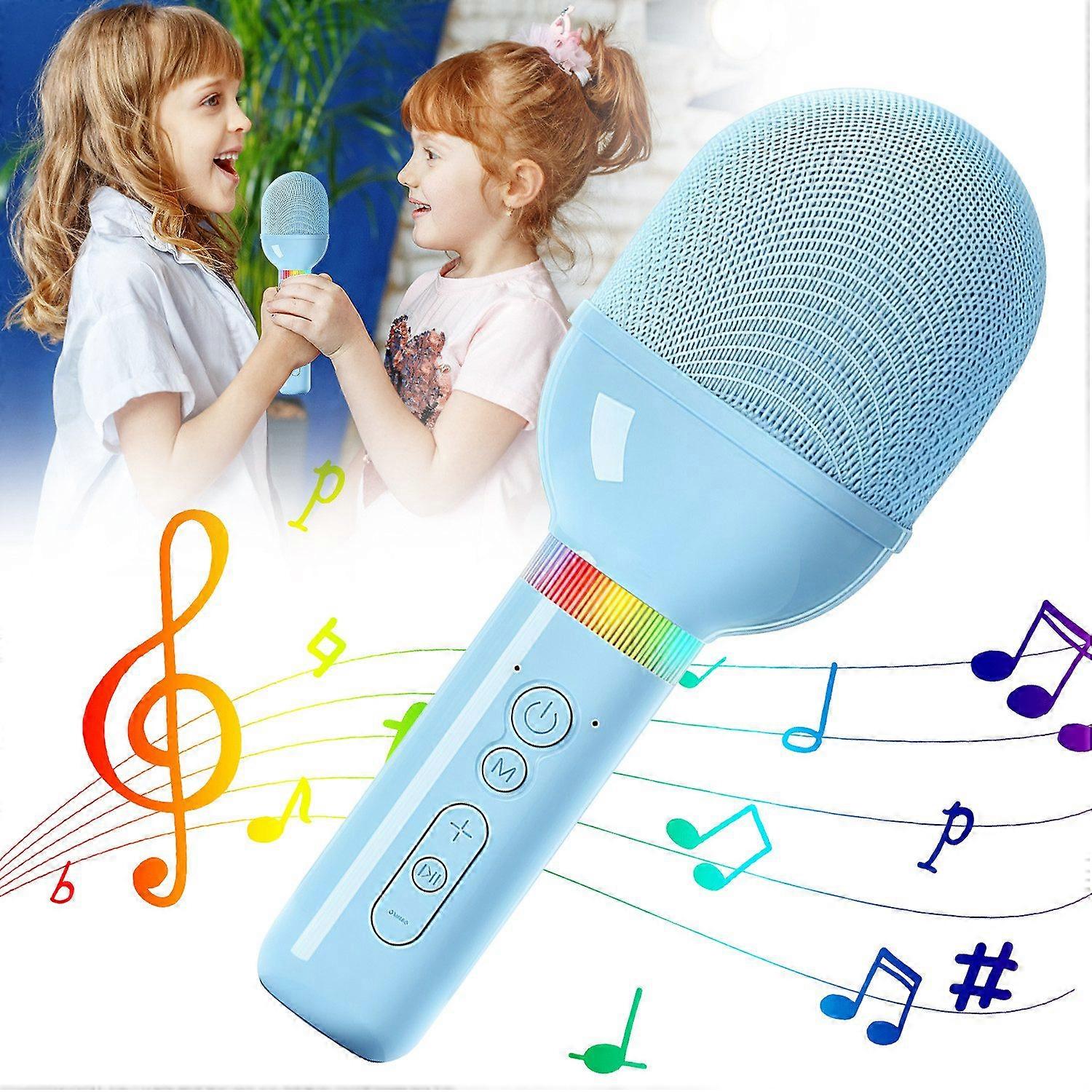 Karaoke microphone, Bluetooth microphone for singing with speaker, wireless vocal performance
