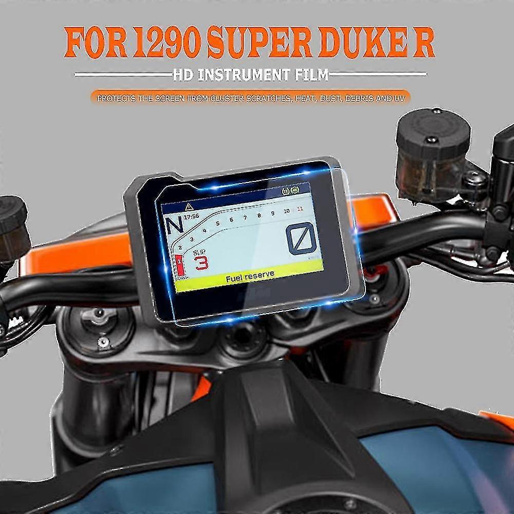 For 1290 Super Duke R 2021 Motorcycle Cluster Scratch Protection Film Screen Scratch Protection Film Dashboard