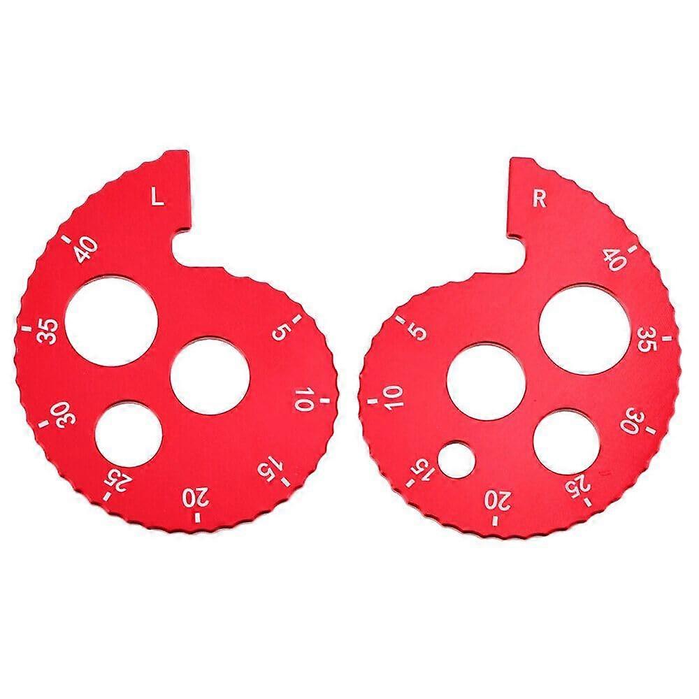 Billet Rear Chain Adjuster Compatible with Honda CRF150F CRF230F CRF230L CRF250F XR250L XR250R XR400R XR600R Red