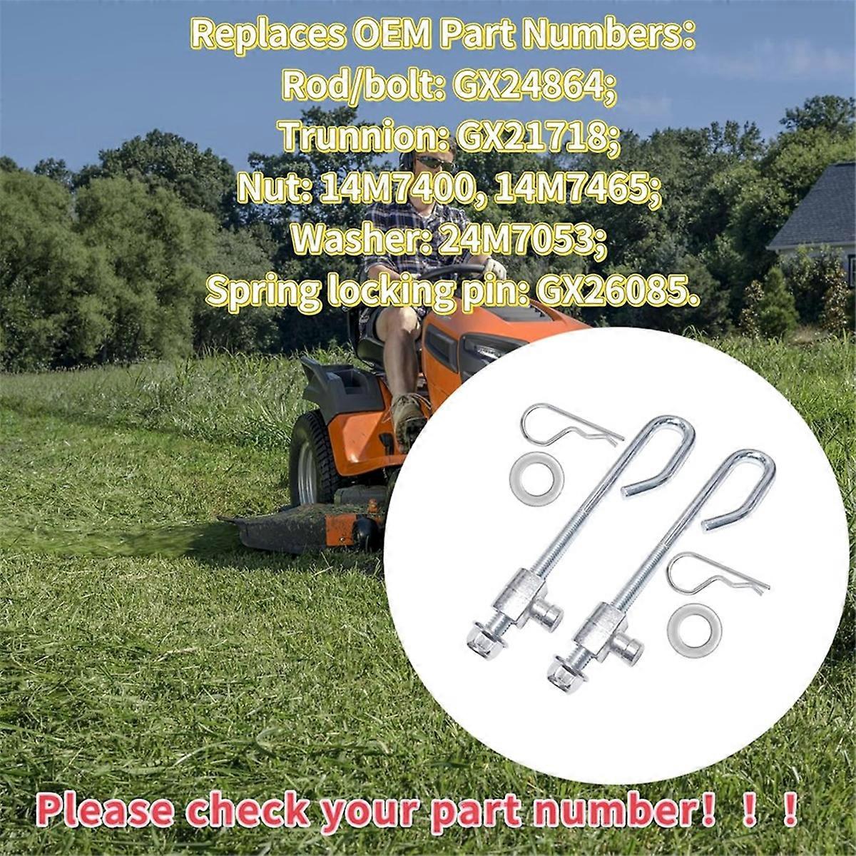 GX24864 Deck Lift Hanger Rod Kit for John Dee Re Lawn Mower,Deck Lift Link Kit for JD E130 LA120 Law