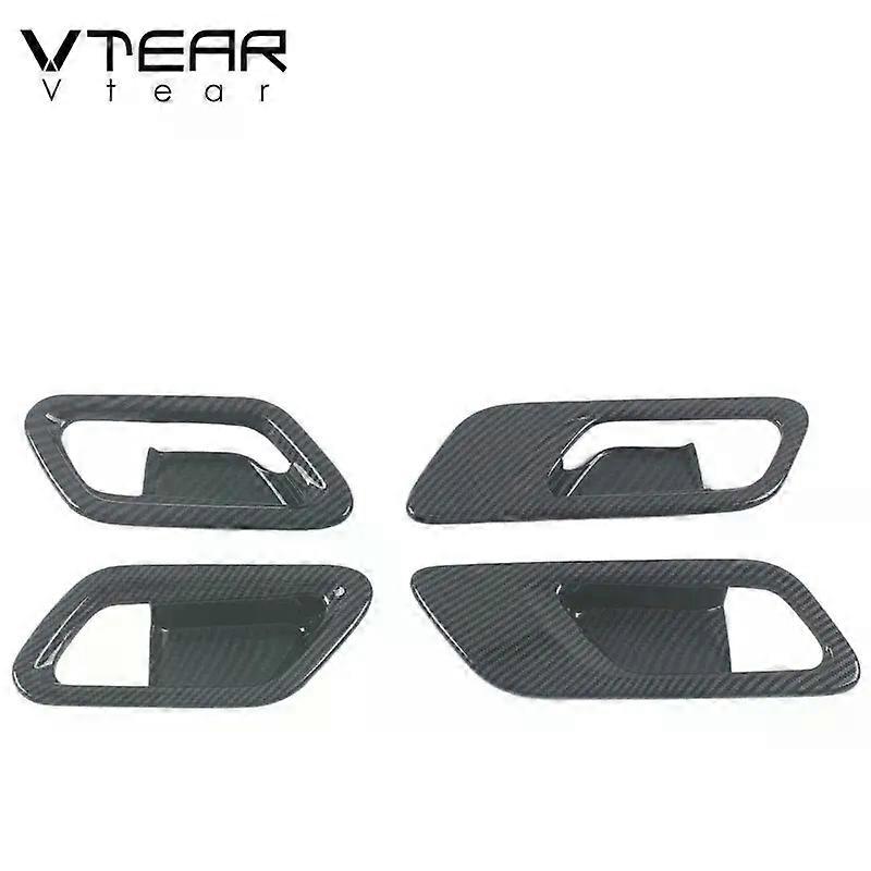 Vtear Car Door Inner Bowl Cover compatible for Nissan X-trail T33 2021-2023 Door Handle Trim Frame Interior Sticker Decoration Accessories