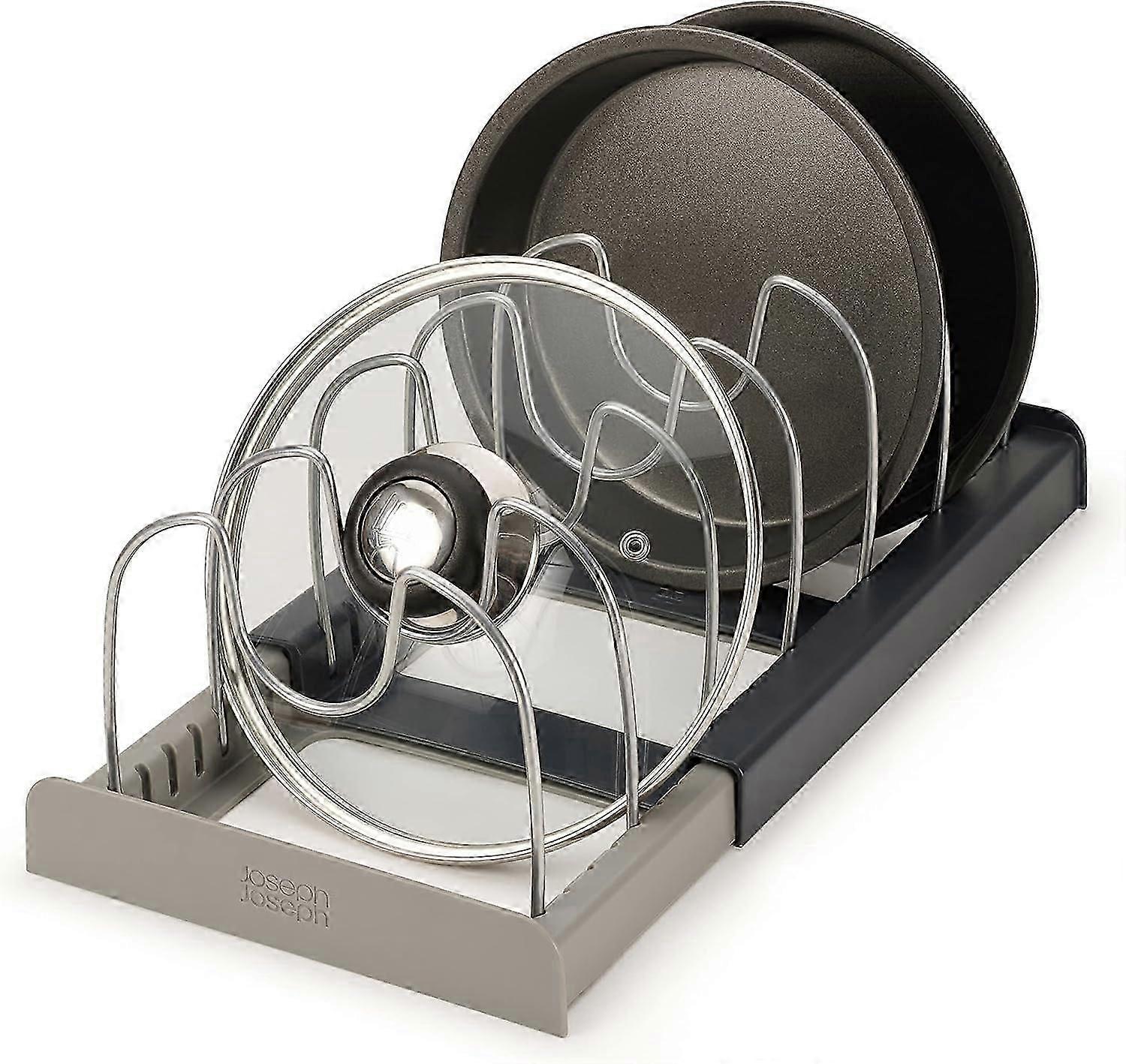 Expanding Cookware Organiser, Space saving storage for pan lids, baking trays
