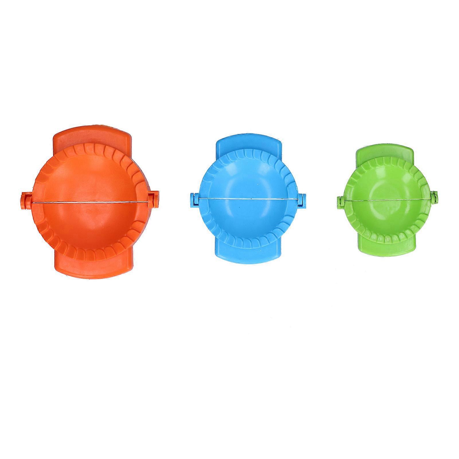3Pcs/Set Plastic Dough Press Mold Dumpling Pies Pirogi Maker Mold Tool for Kitchen Use