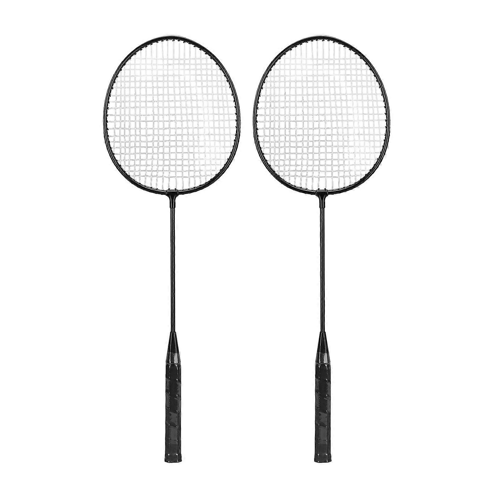 Badminton Racket Split Iron Alloy Badminton Racket Amateur Primary Training Double Badminton Racket