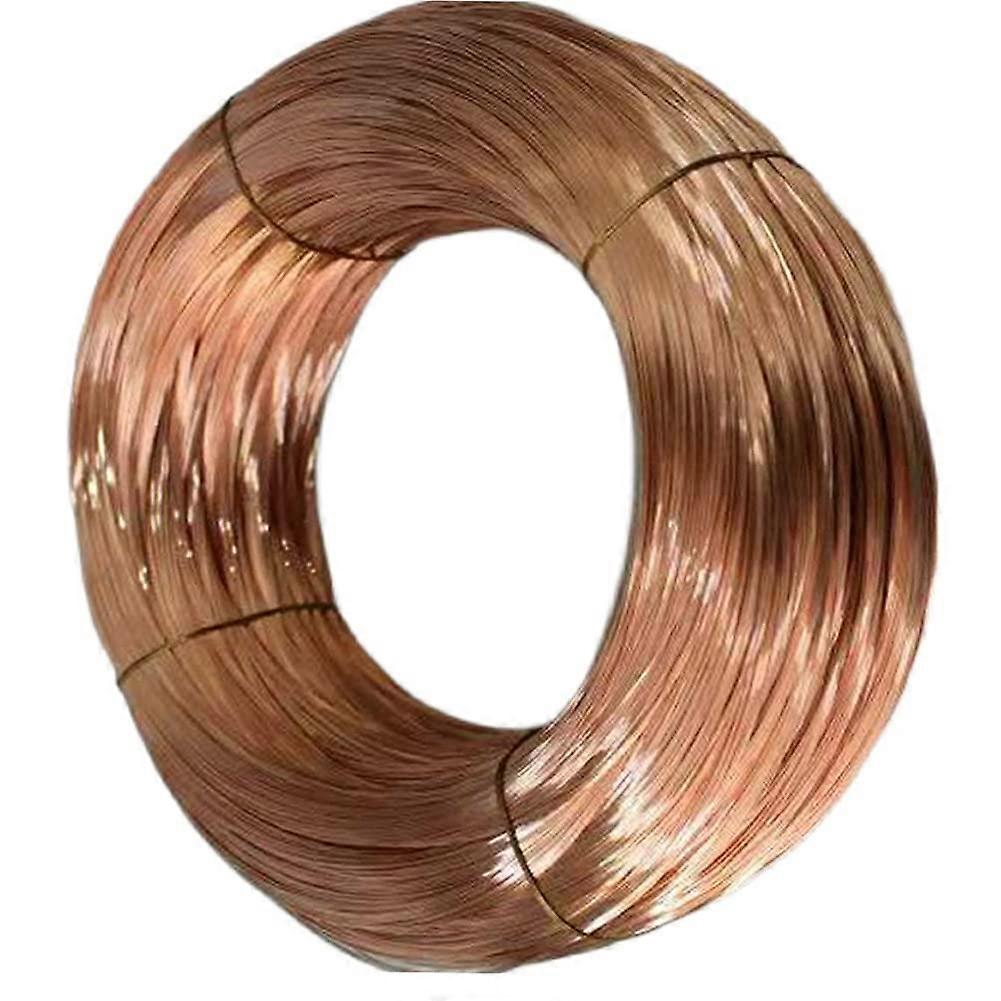 Single-Strand Purple Copper Bare Copper Round Wire 4.5mm Diameter 500g for DIY Mechanical Projects