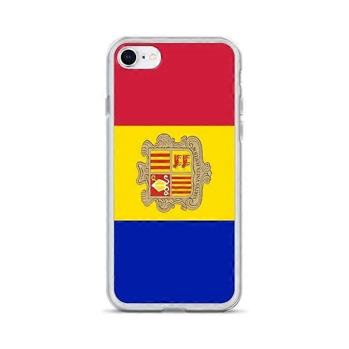 iPhone Case - Andorra - Flag - Flexible - Multicolor - Slim and Lightweight Design
