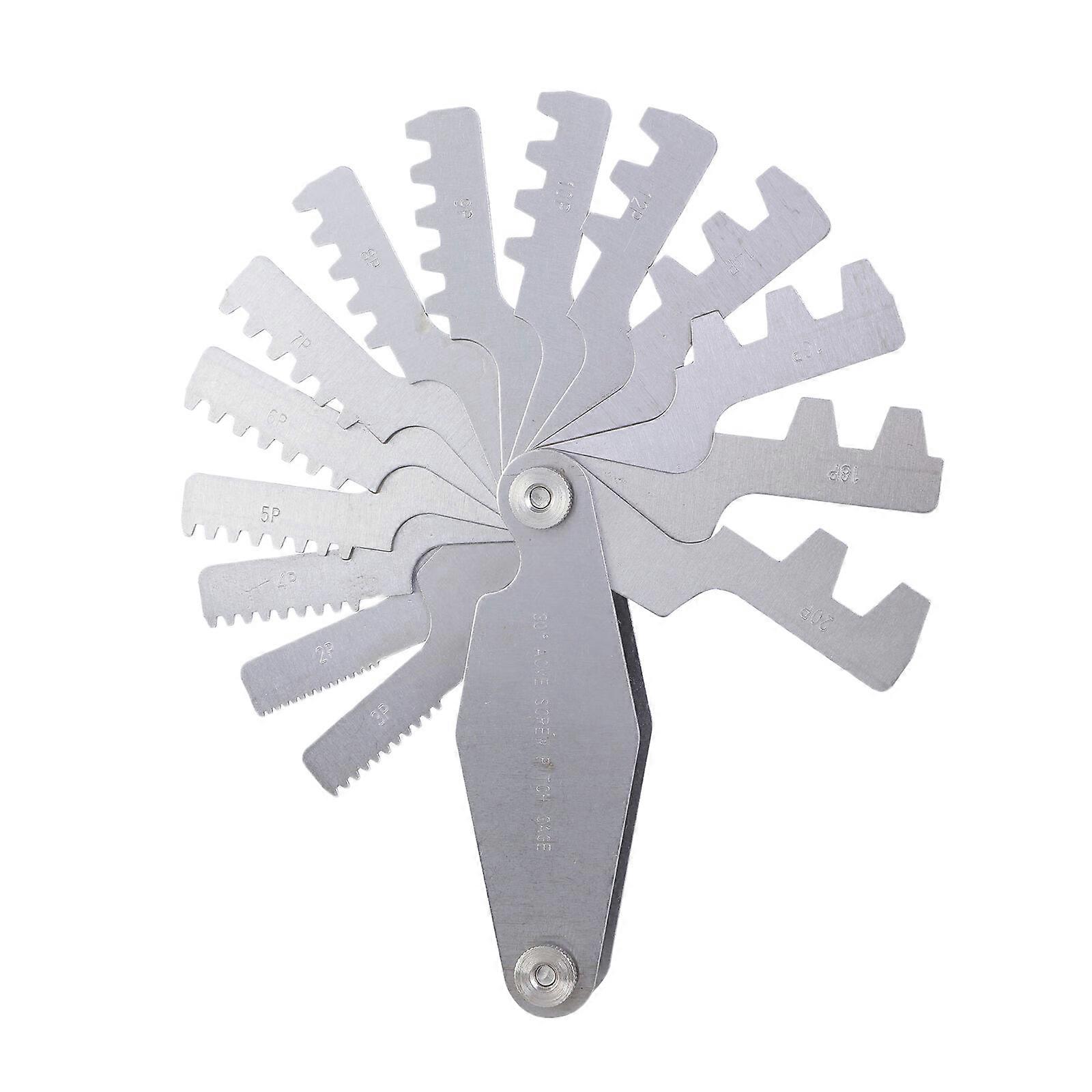 Clear Scale 30 Degree Screw Gauge T Thread Gauge for Industrial Measurement Wide Application Thread Gauge Portable