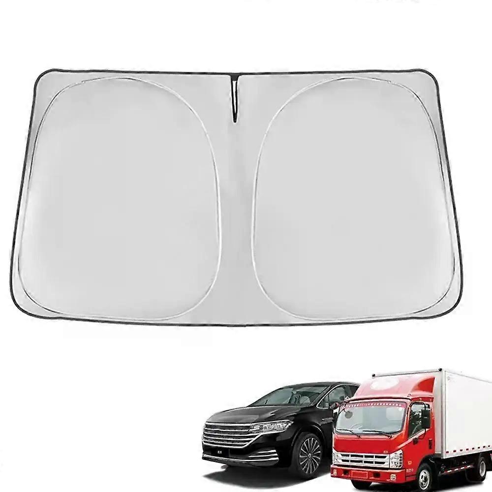 Foldable Car Sun Visor Car Windshield Sunshade Front Windshield Shade Umbrella Summer Sun Protection Heat Insulation Cloth