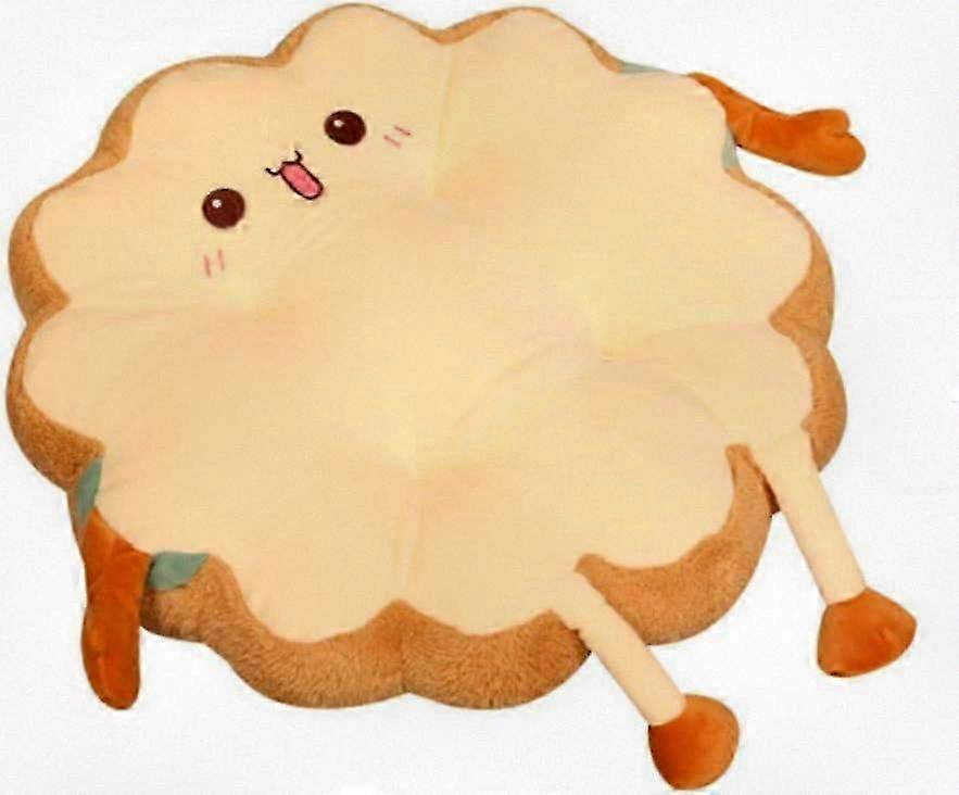 Creative Bread-Shaped Cat and Dog Mattress, Elevated and Thickened Indoor Cushion for Pets, Round Design for Comfortable Resting