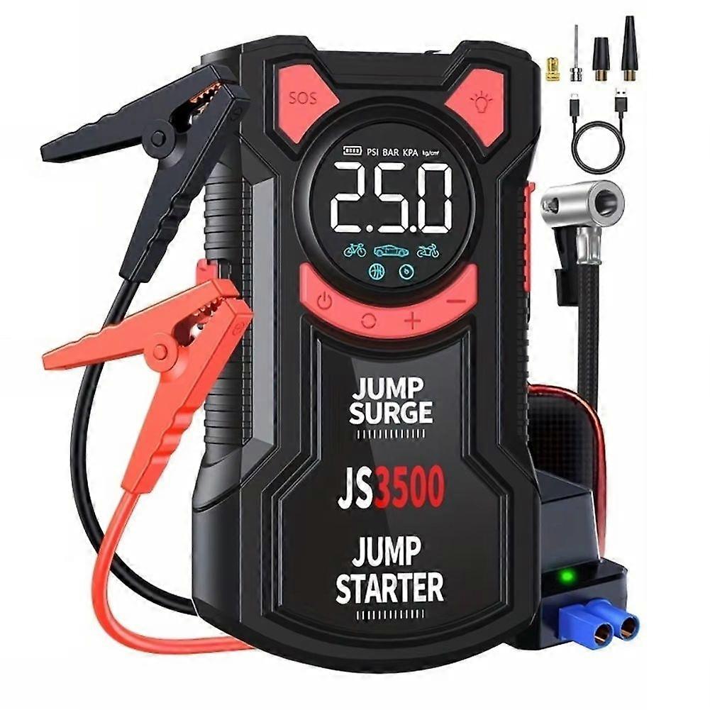 Multifunctional Air Pump Emergency Start with Air Compressor /150PSI Battery Emergency Start Digita