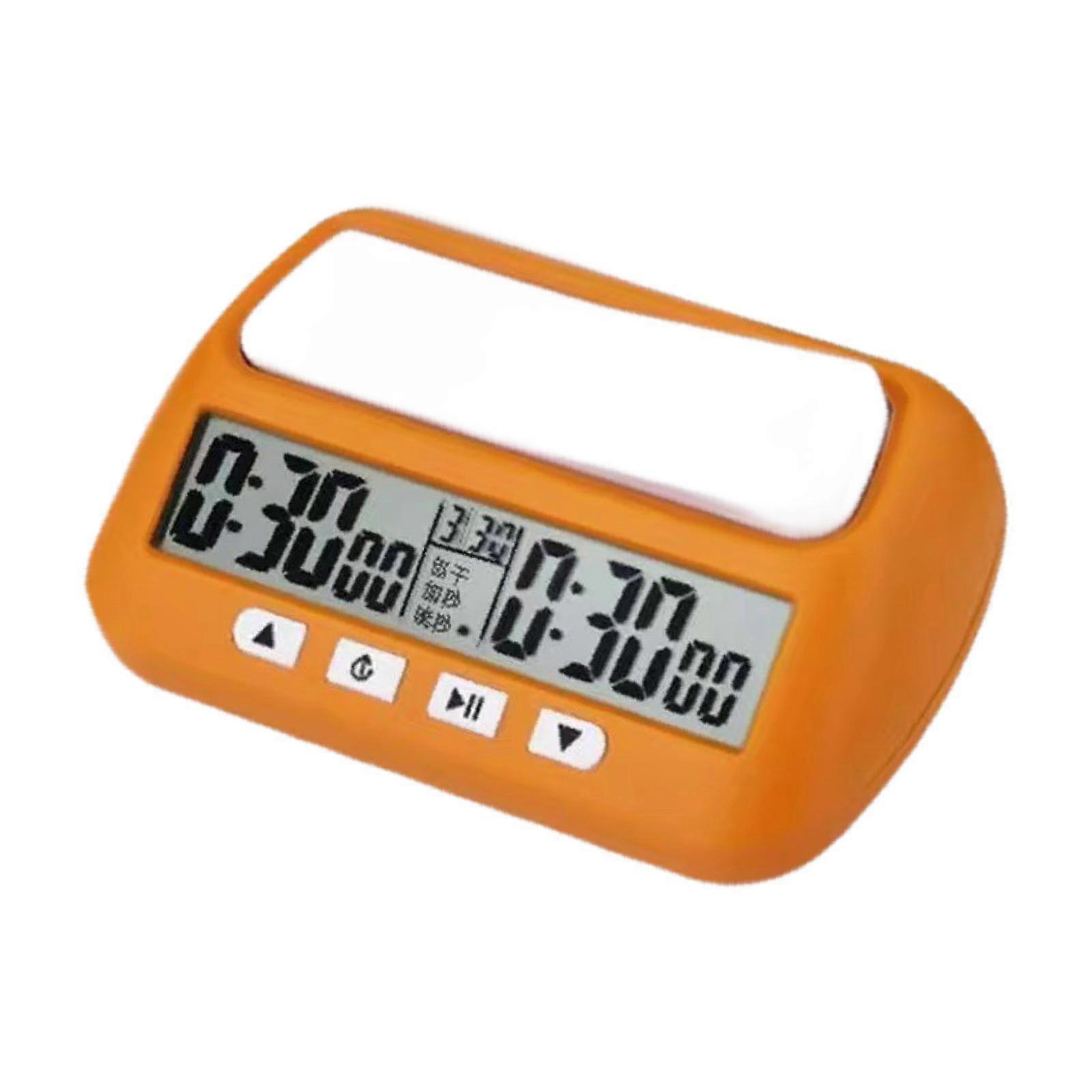 Chess Timer Tournament Clock Compact Countup Down Chess Clock for Chinese Chess