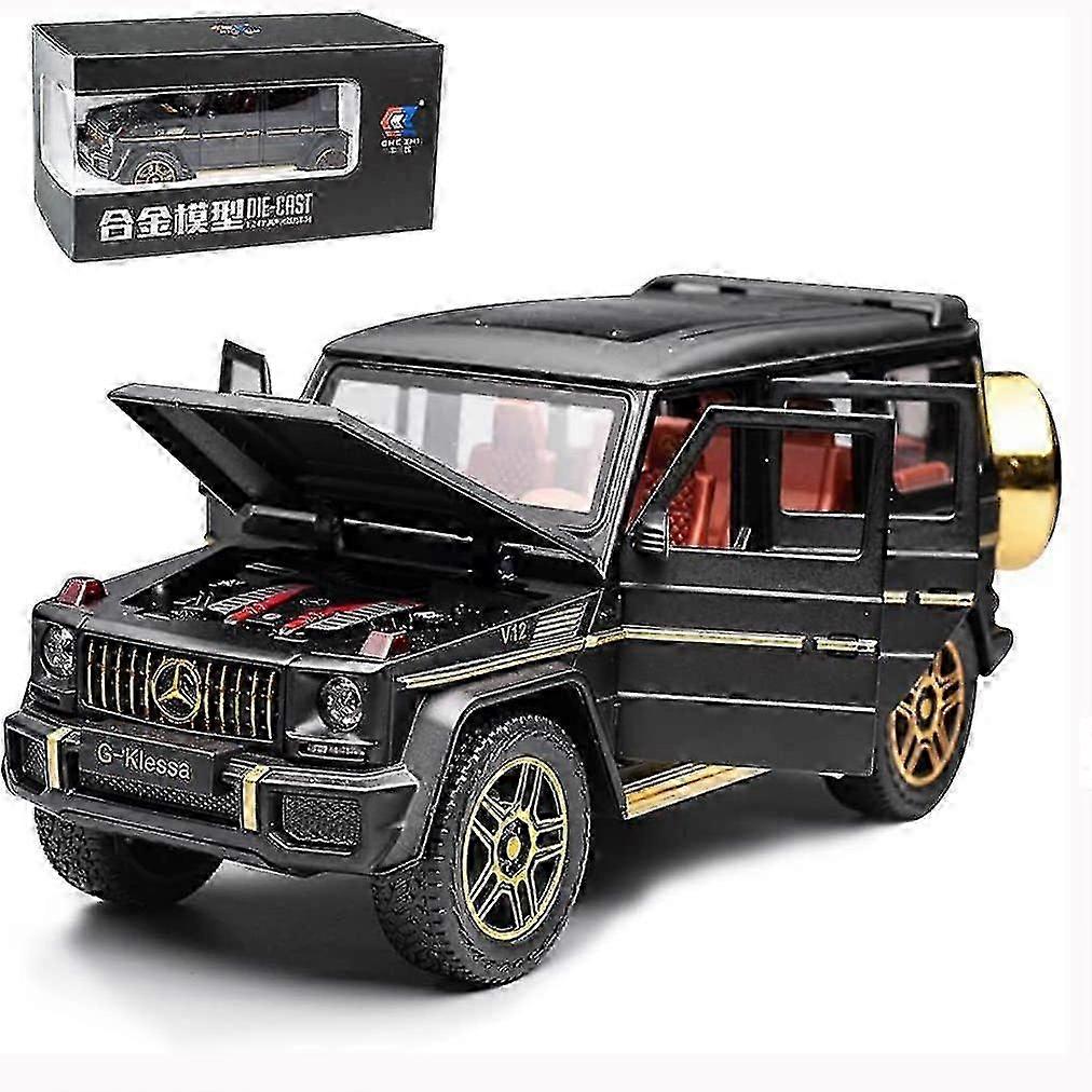 1/24 Benz G63 Amg Model Car, Zinc Alloy Pull Back Toy Car