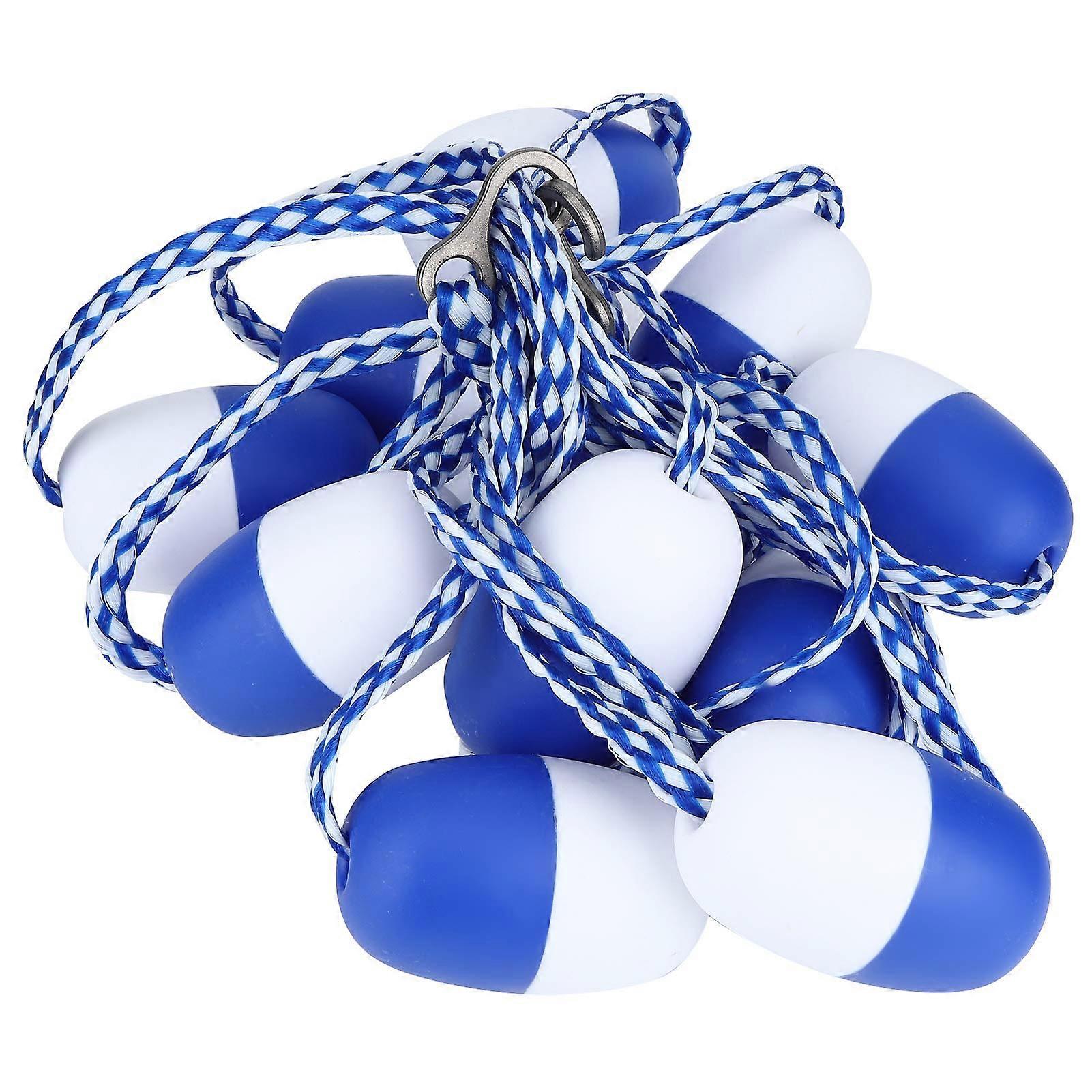 Swimming Pool Safety Separator Rope 16.4 Feet, Floating Buoy Line for Hot Springs and Beach Use, Durable and Easy to Install