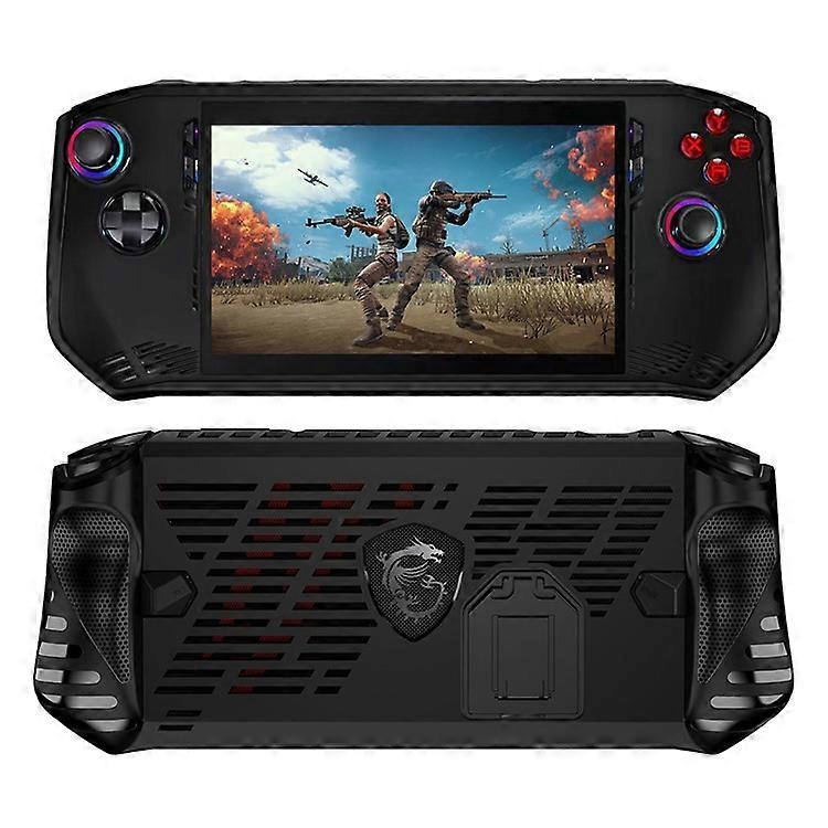 MSIクローTPUケースハンドヘルドゲームコンソール保護スリーブ(キックスタンド付き)に対応
