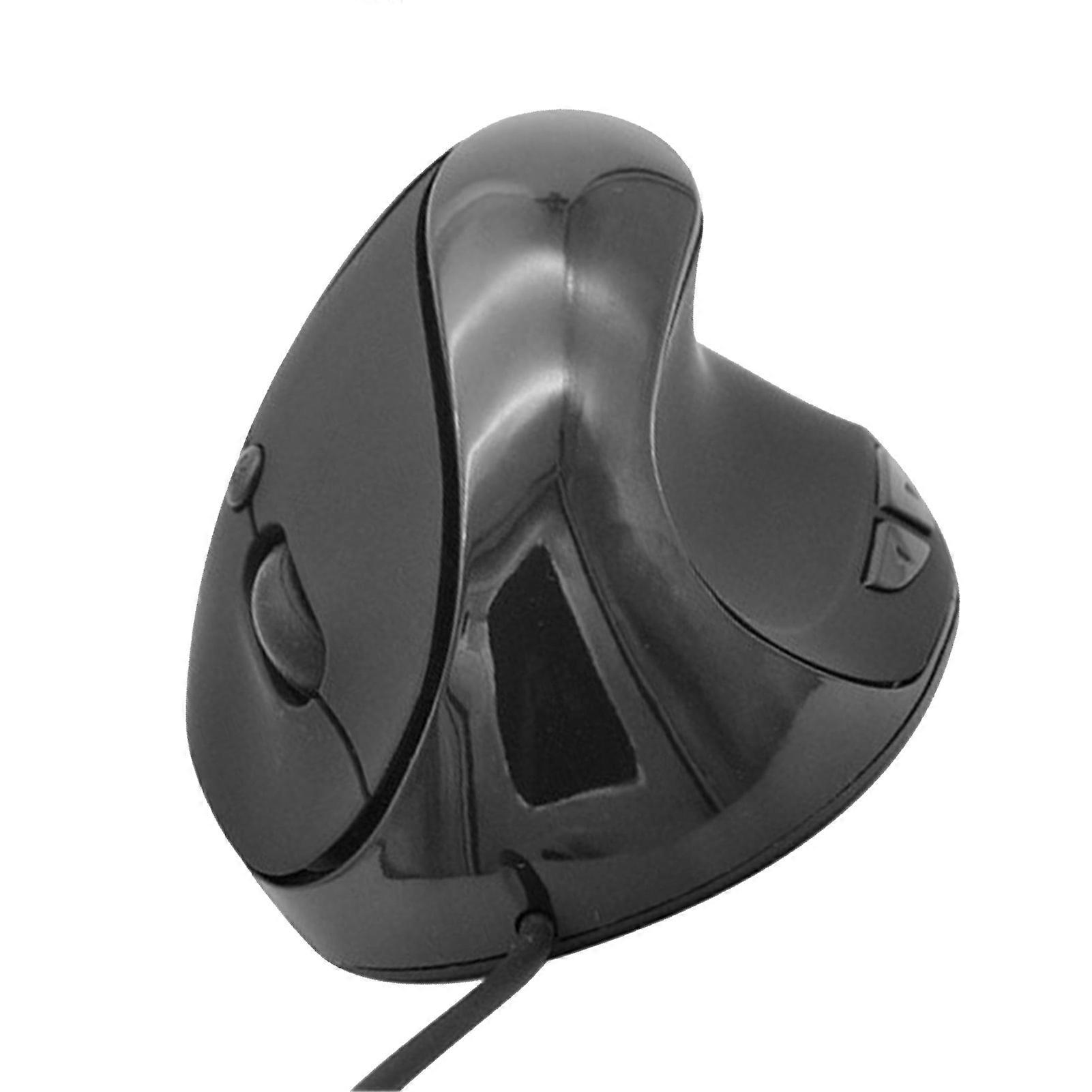 Vertical Ergonomic Mouse Wired Comfortable Long Time Use Enhances Work Efficiency Compatible for Notebook Desktop PC 