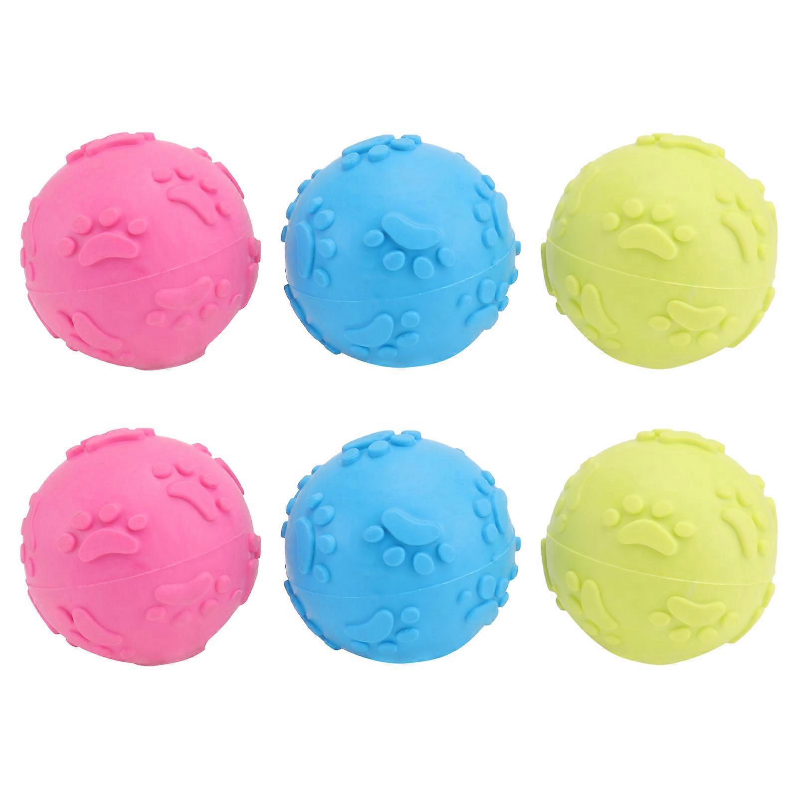 Puppy Chew Balls Designed to Strengthen Jaws and Clean Teeth Naturally