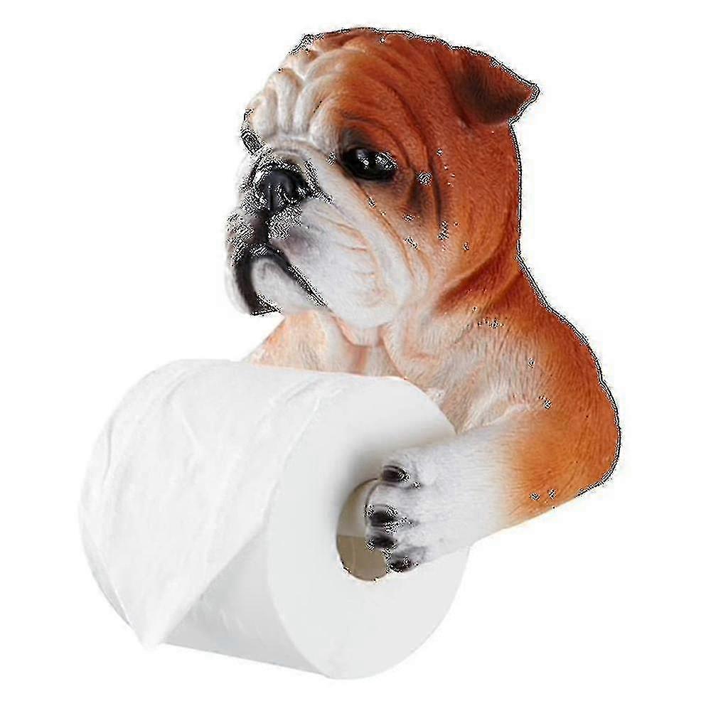 ブルドッグルックトイレットペーパーホルダー