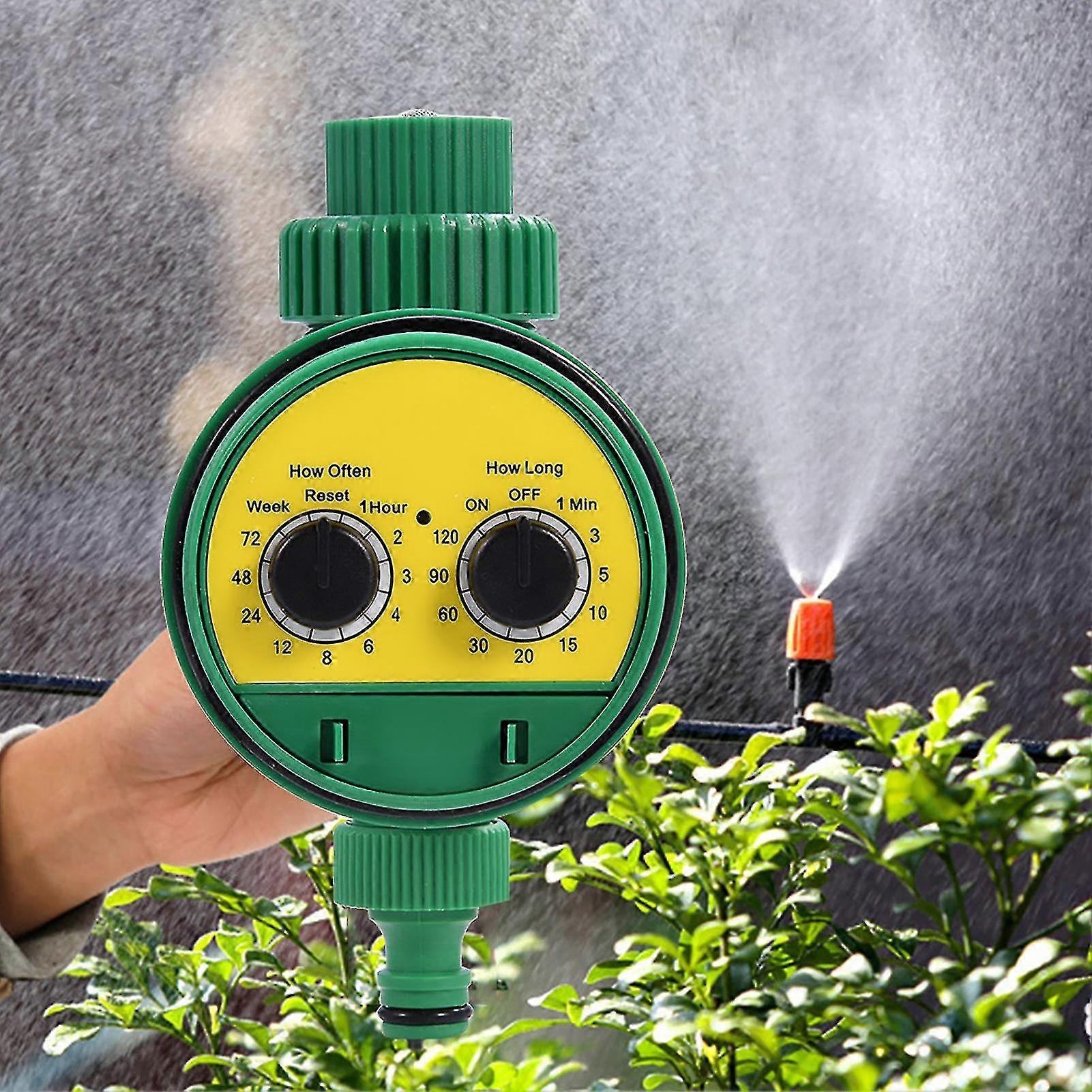 2025 Multi Function Two Dial Automatic Electronic Watering Timer Garden Irrigation Controller