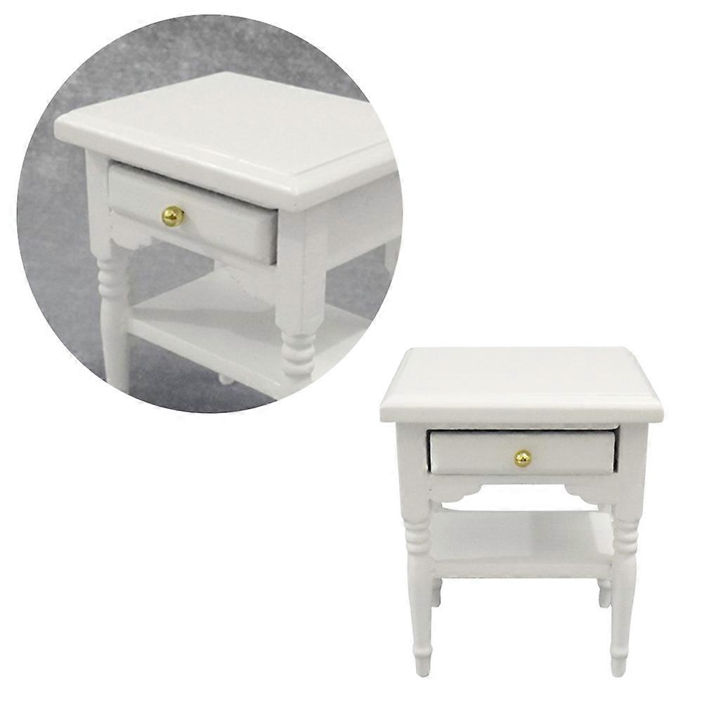 Miniature Scene Side Cabinet Kids Pretend House Tiny Furniture Imagination Stimulation Indoor .3x4.1x6.6cm 1Pcs