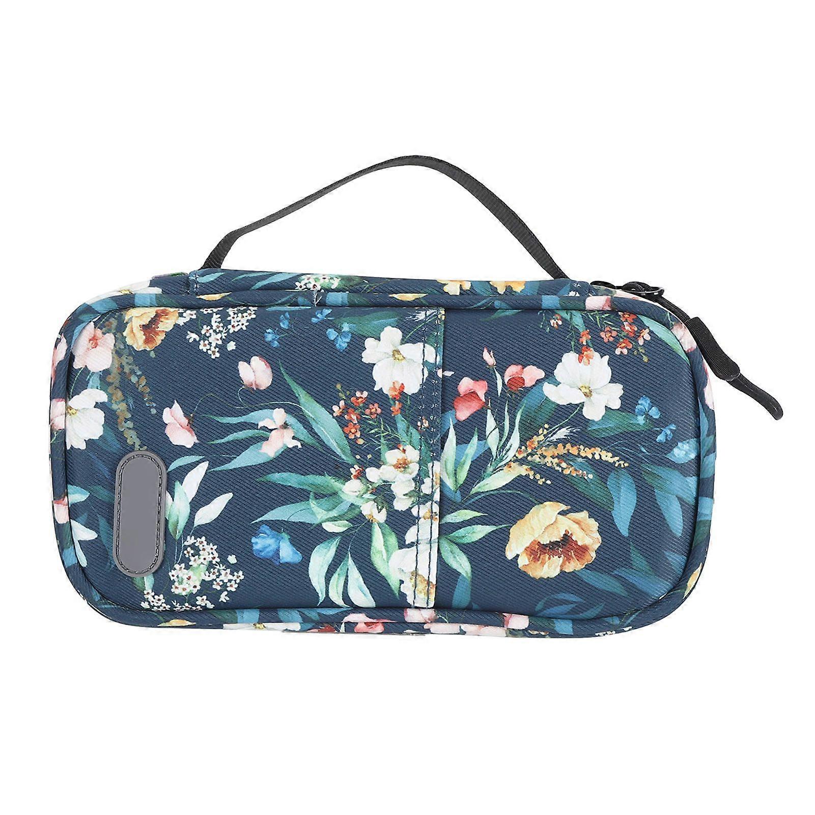 2025 Latest Model Insulin Cooler Travel Case Storage Camellia Pattern Insulate...