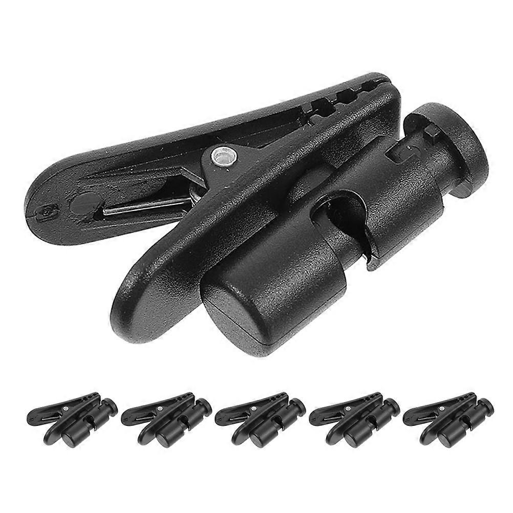6pcs Durable Headphone Cord Clips & Microphone Cable Clamps for Secure Fit, Desk Organization & Communication, Made from