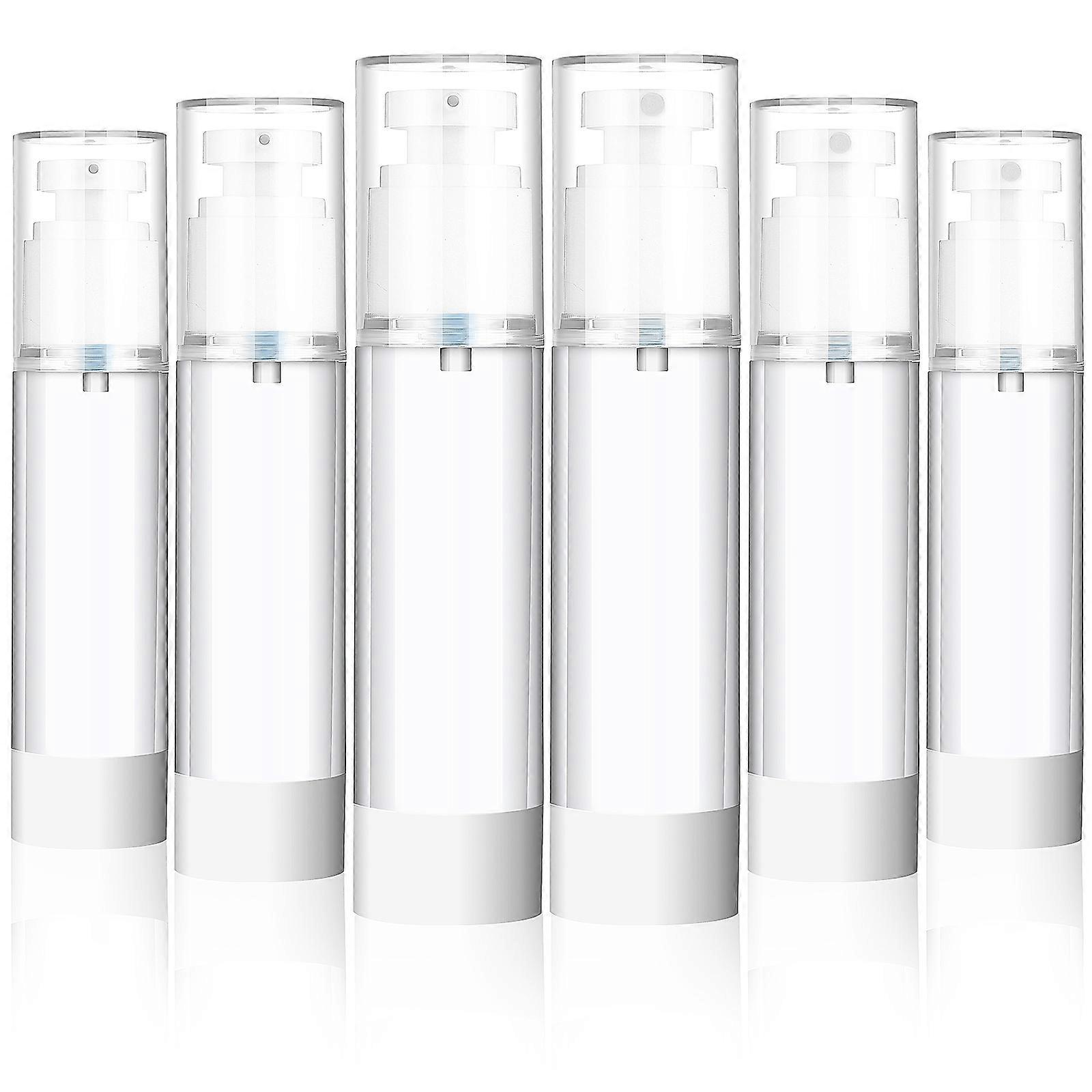 Travel Containers Leak-Proof Refillable Spray Bottles and Lotion Bottles Cosmetic Containers Home Use Transparent 6Pcs