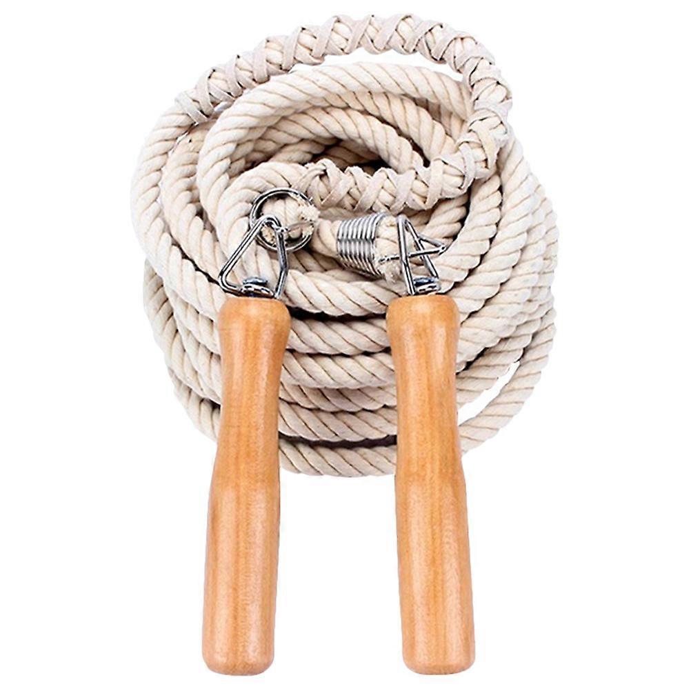 Durable Weighted Jump Rope with Handles for Outdoor Fitness, Group Exercise, and Physical Education Training for Adults