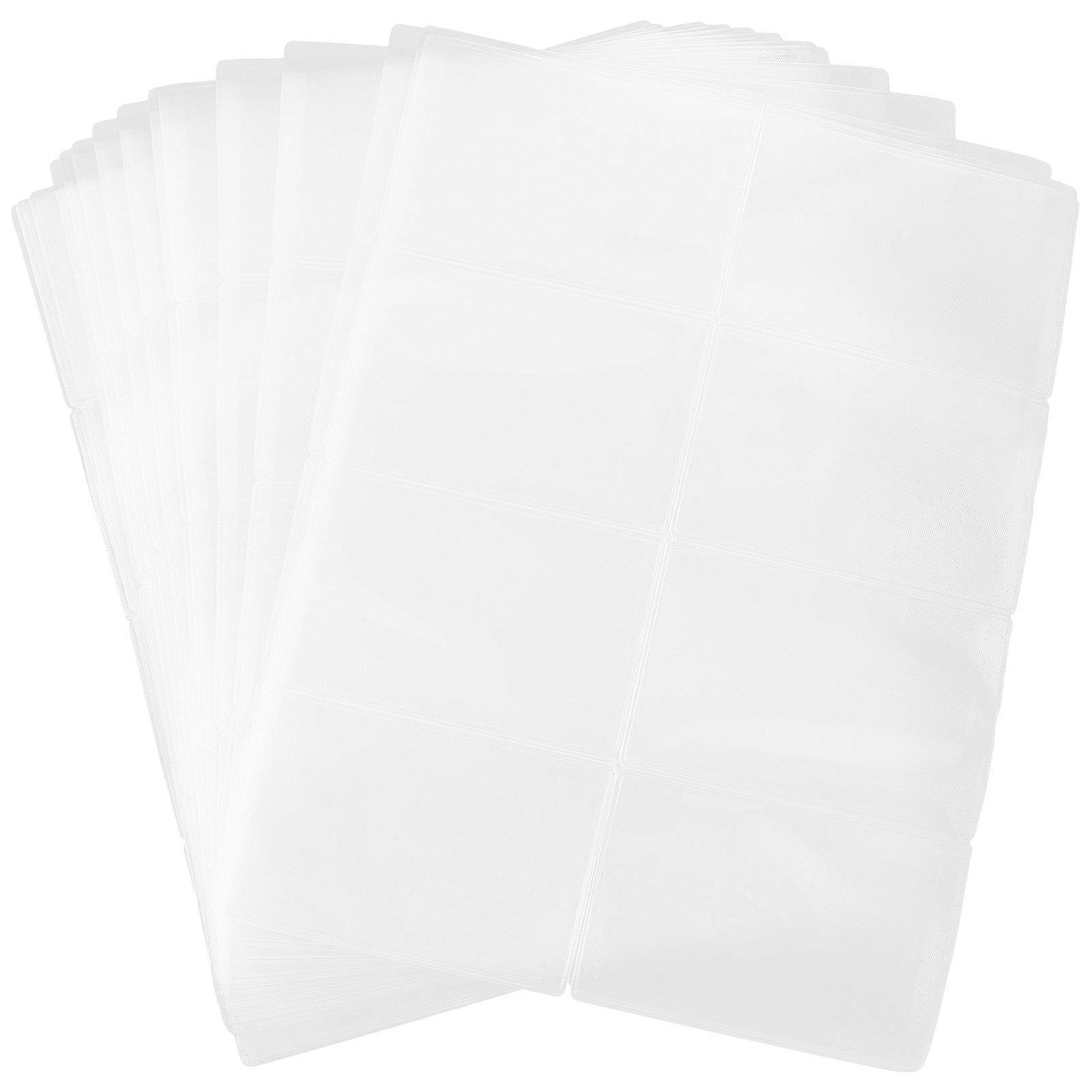 160pcs Transparent Card Protector Sleeves for ID, Credit & Business Cards – Scratch Resistant, Safe Storage & Easy Carry
