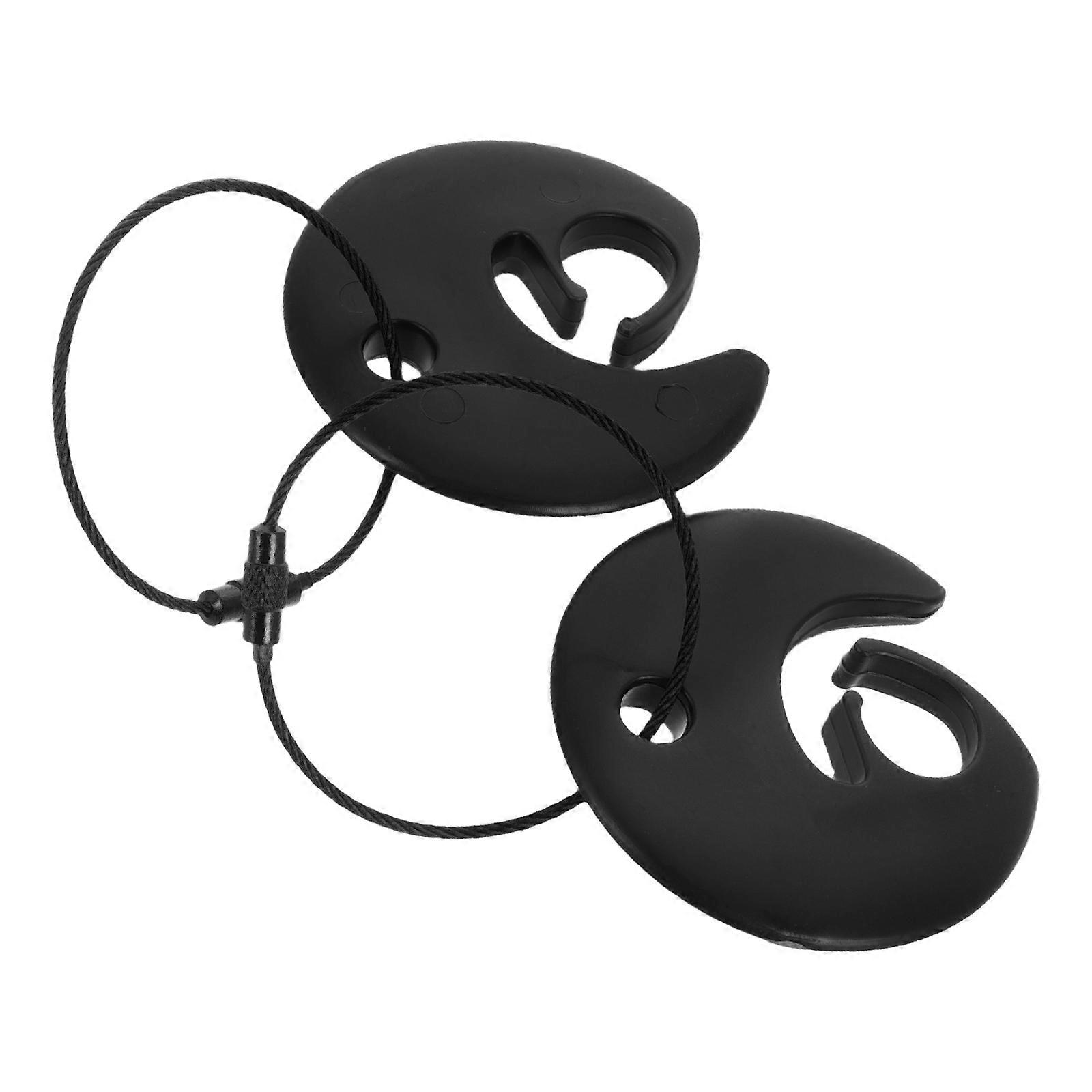 Outdoor Flying Disc Holder Secure Attachment Dual Purpose Functionality Portable Holder For Sports Events Black 9 50X5 80X2 00CM 2Pcs