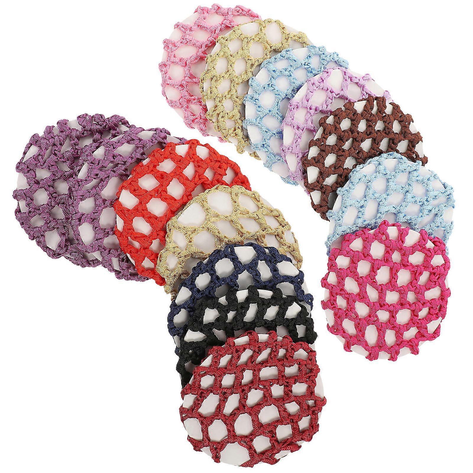 Cosplay Hair Net Hair Fixing Summer Χρήση Ανάμεικτο Χρώμα 14τμχ