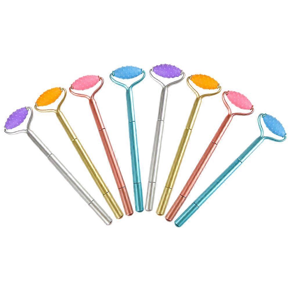 Note Taking Pens Creative Shaped Writing Pens Students Stationery Golden Smooth Writing 8Pcs