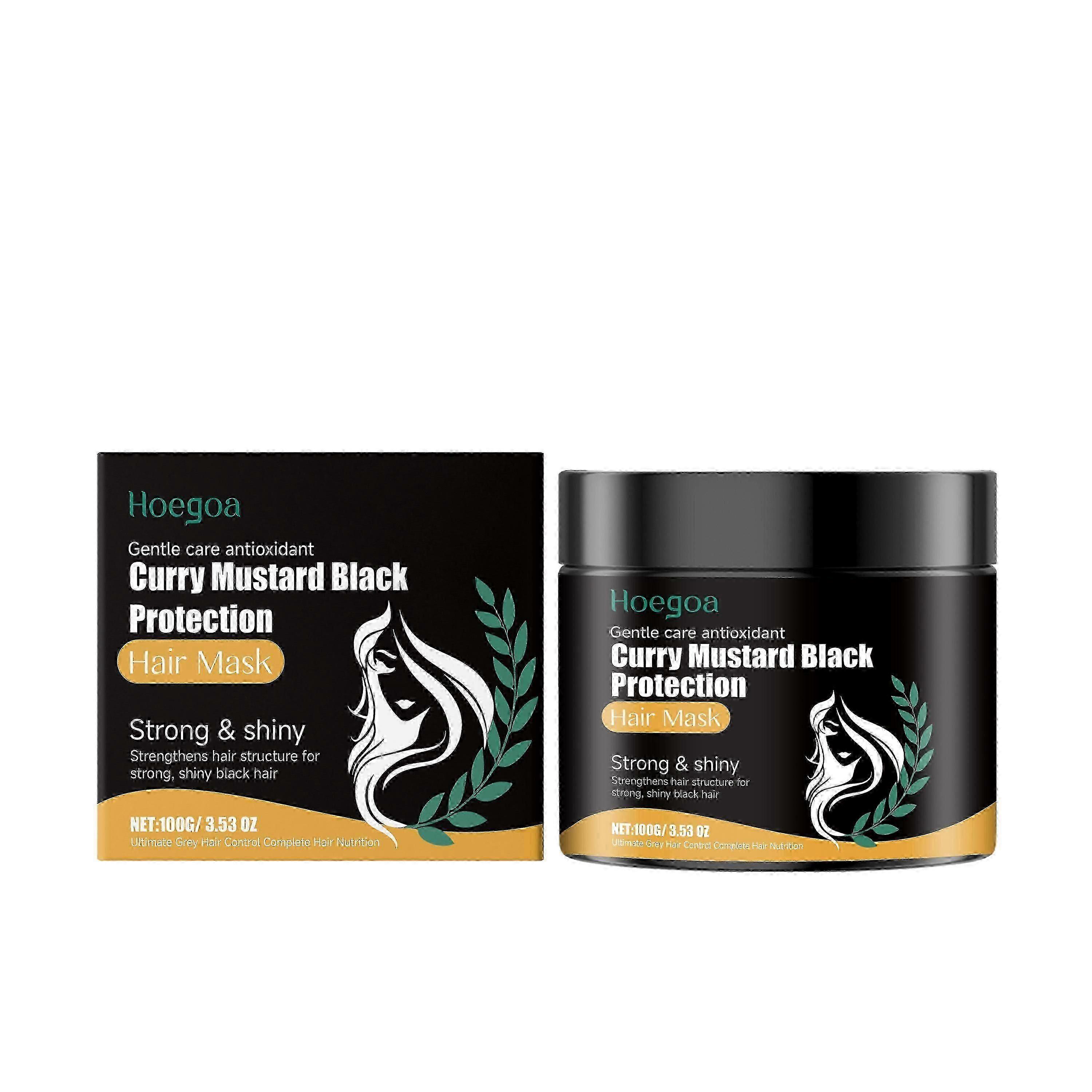 Curry Mustard Curing Hair Mask