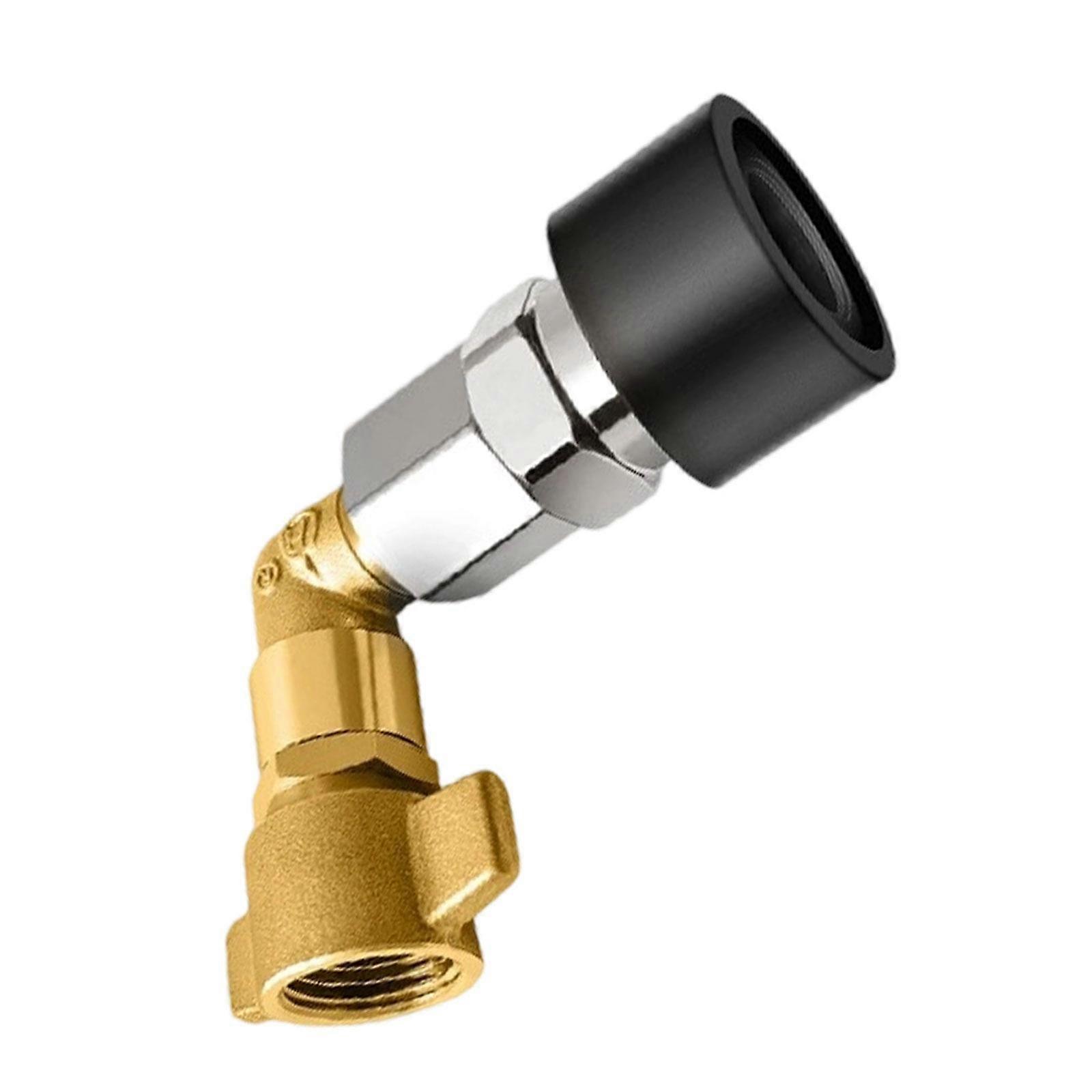 מחבר צריכת מיכל אוויר למשאית M16x1.5 חוט פליז 90 מעלות אחסון גז מרפק