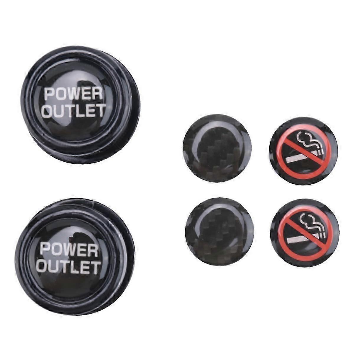 Cigarette Lighter Socket Cover Cap 2 Pack, Universal Waterproof Dustproof Plug compatible with Car Power Outlet
