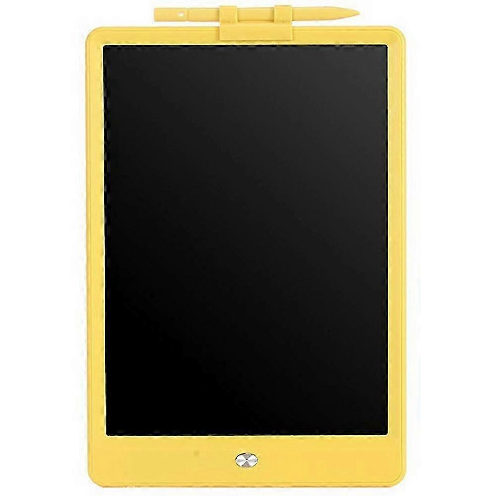 10-inch LCD Handwriting Board Color Drawing Memo Pad with Pen - Yellow