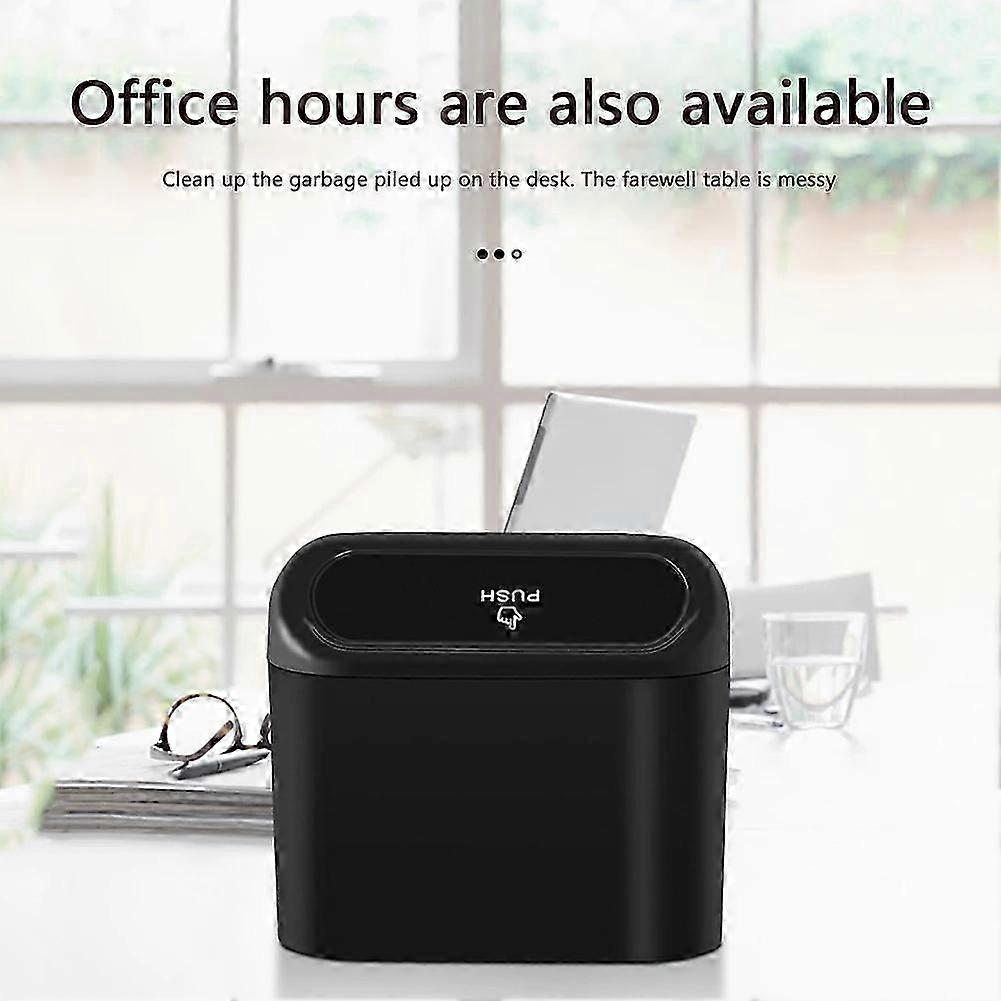 1L Waste Container for Car, Universal Trash Bin for Interior, Storage Box for Door, Rear Seat, Container