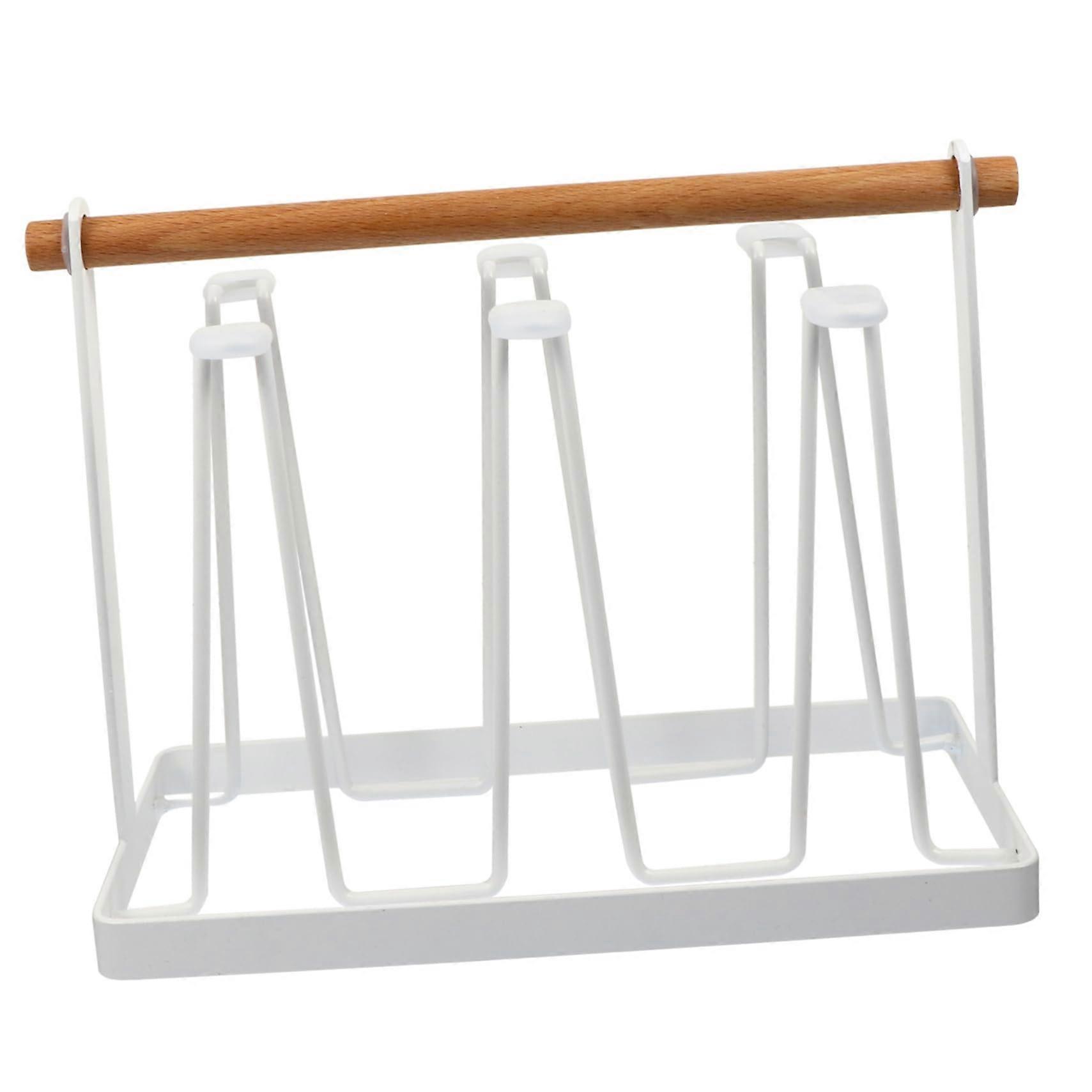 1 piece holder for glass cups, shaped cup storage made of sturdy material for practical use and drying of mugs for everyone.
